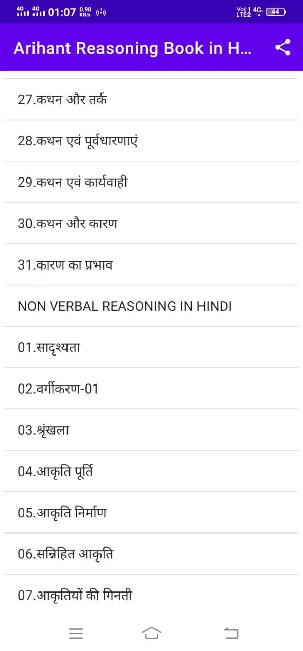 Arihant Reasoning Book Hindi | Indus Appstore | Screenshot