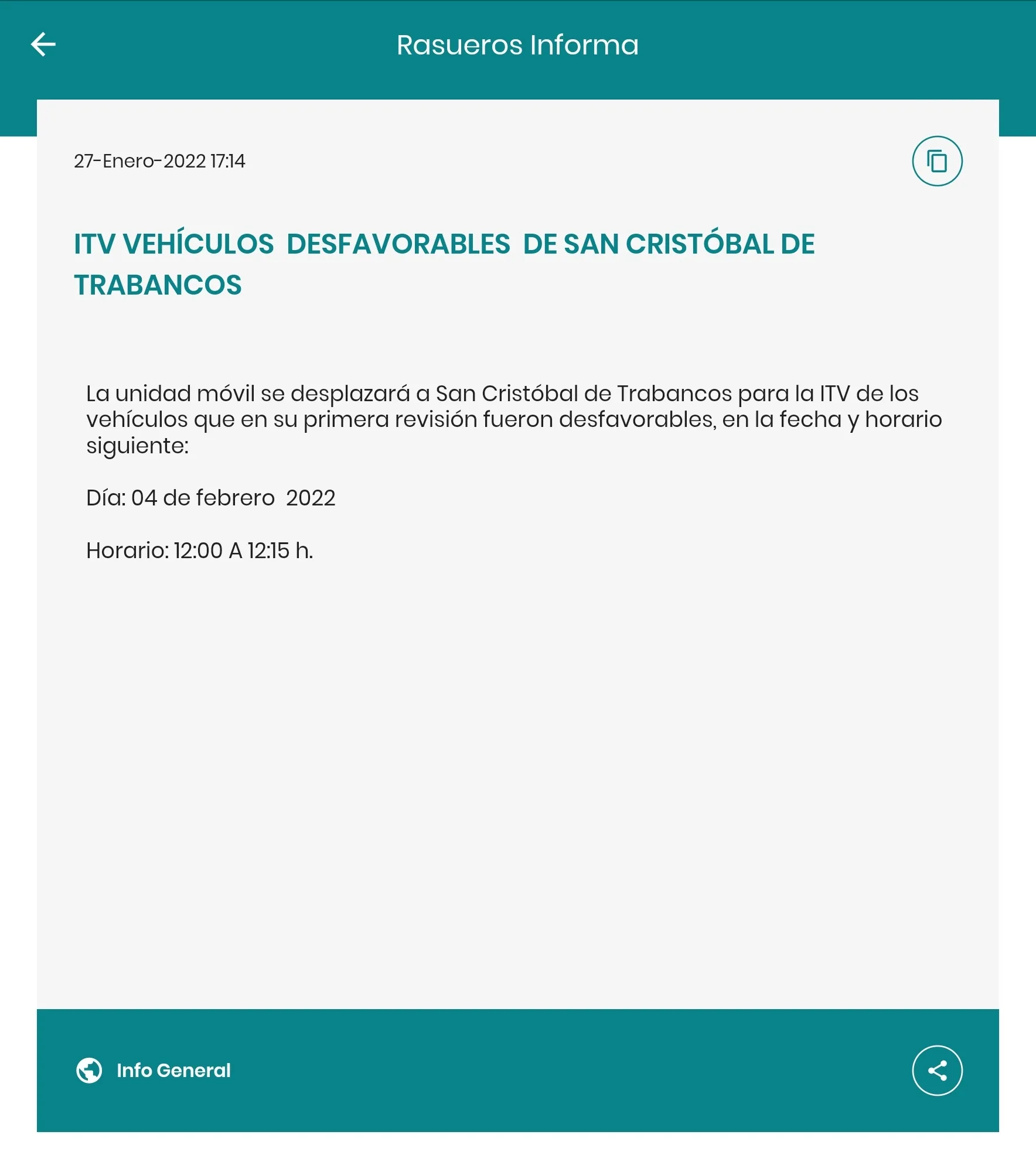 Rasueros Informa | Indus Appstore | Screenshot