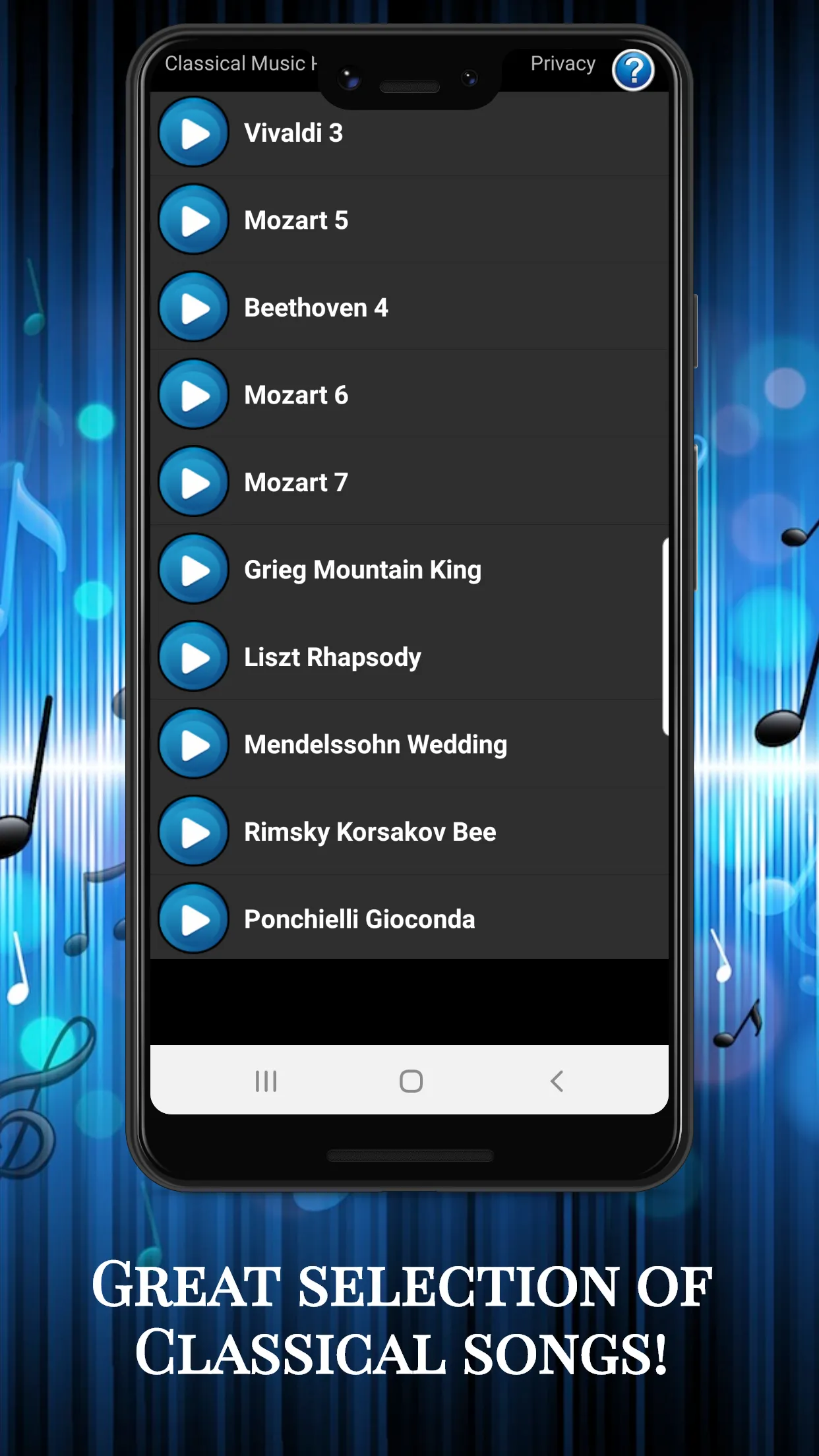 Classical Music Ringtones | Indus Appstore | Screenshot