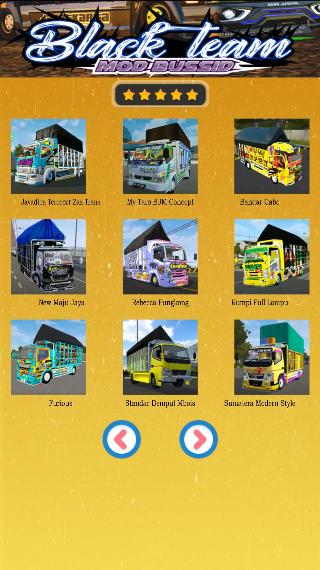 Mod Bussid Black Team | Indus Appstore | Screenshot