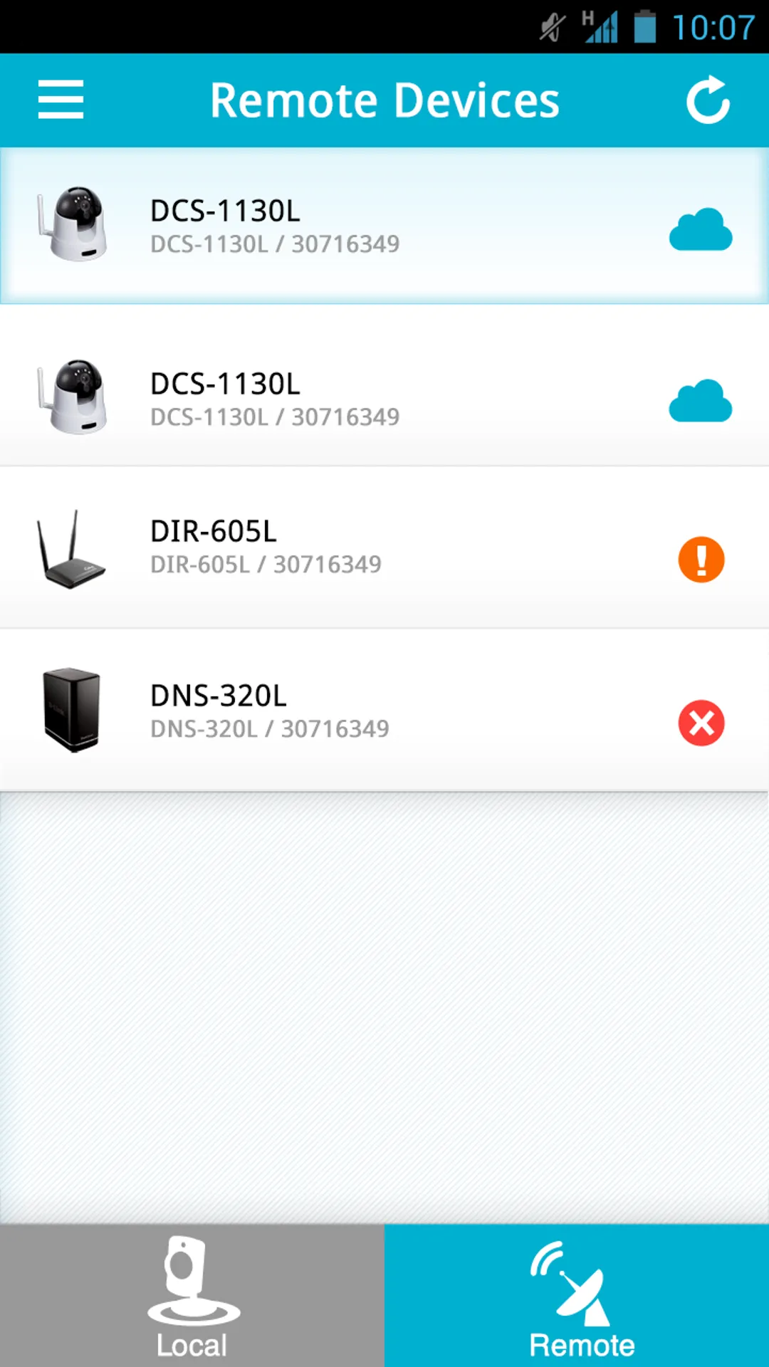 mydlink Lite | Indus Appstore | Screenshot