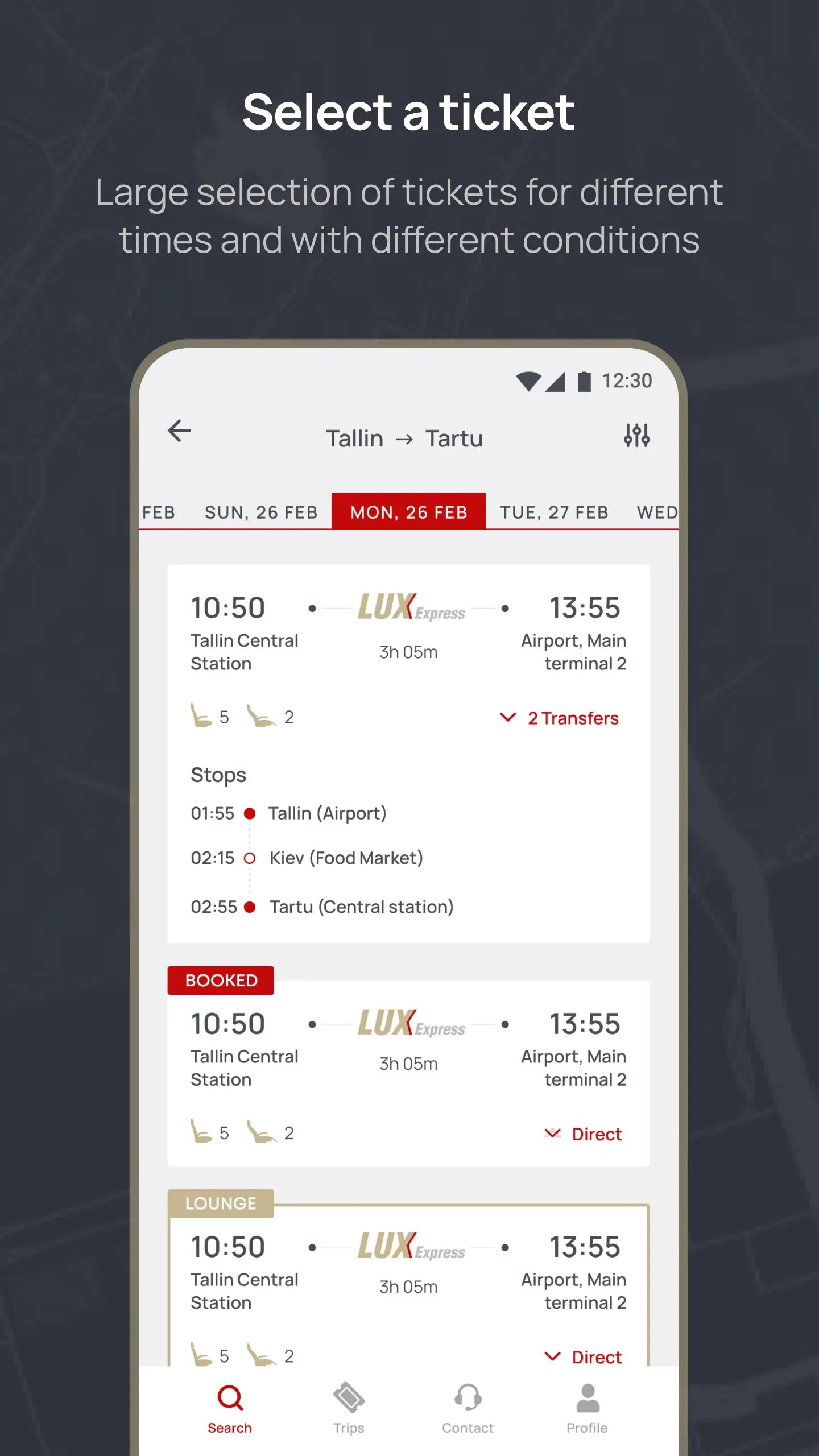 Lux Express | Indus Appstore | Screenshot