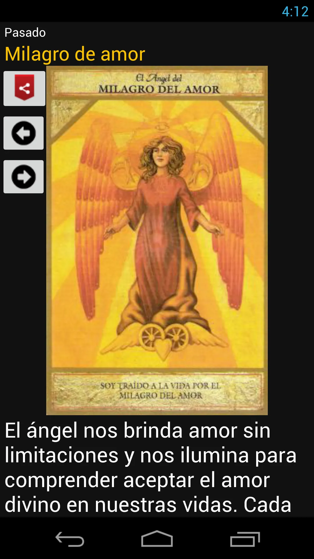 Tarot de los Angeles | Indus Appstore | Screenshot