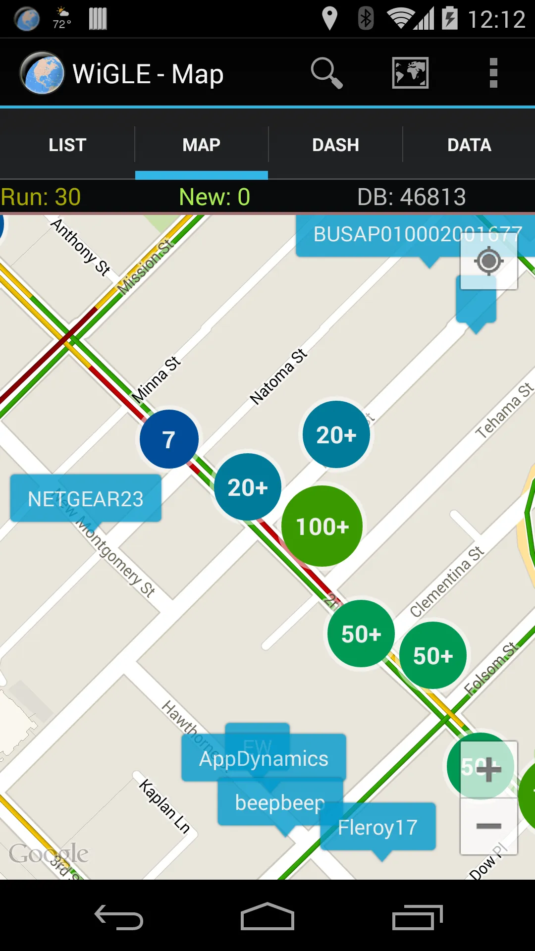 WiGLE WiFi Wardriving | Indus Appstore | Screenshot