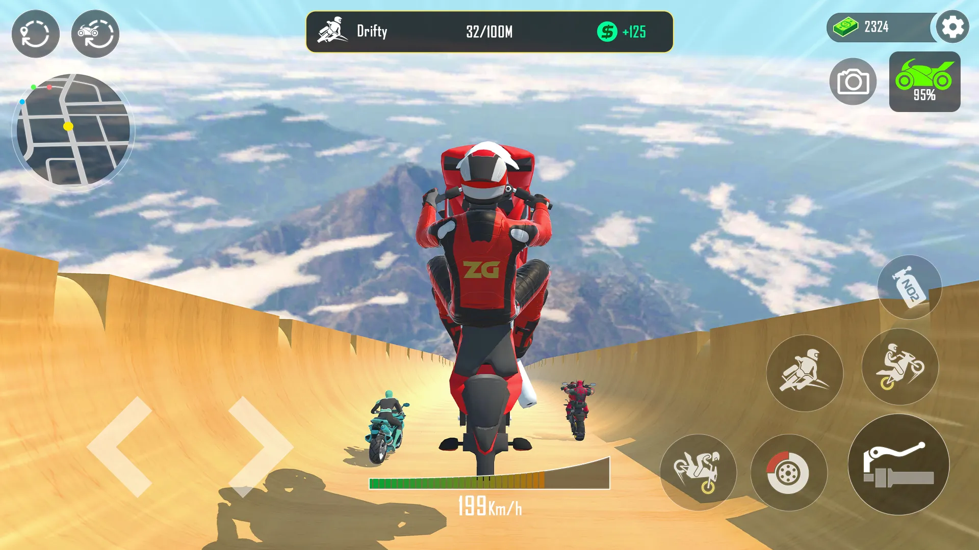 GT Moto Stunt 3D: Driving Game | Indus Appstore | Screenshot