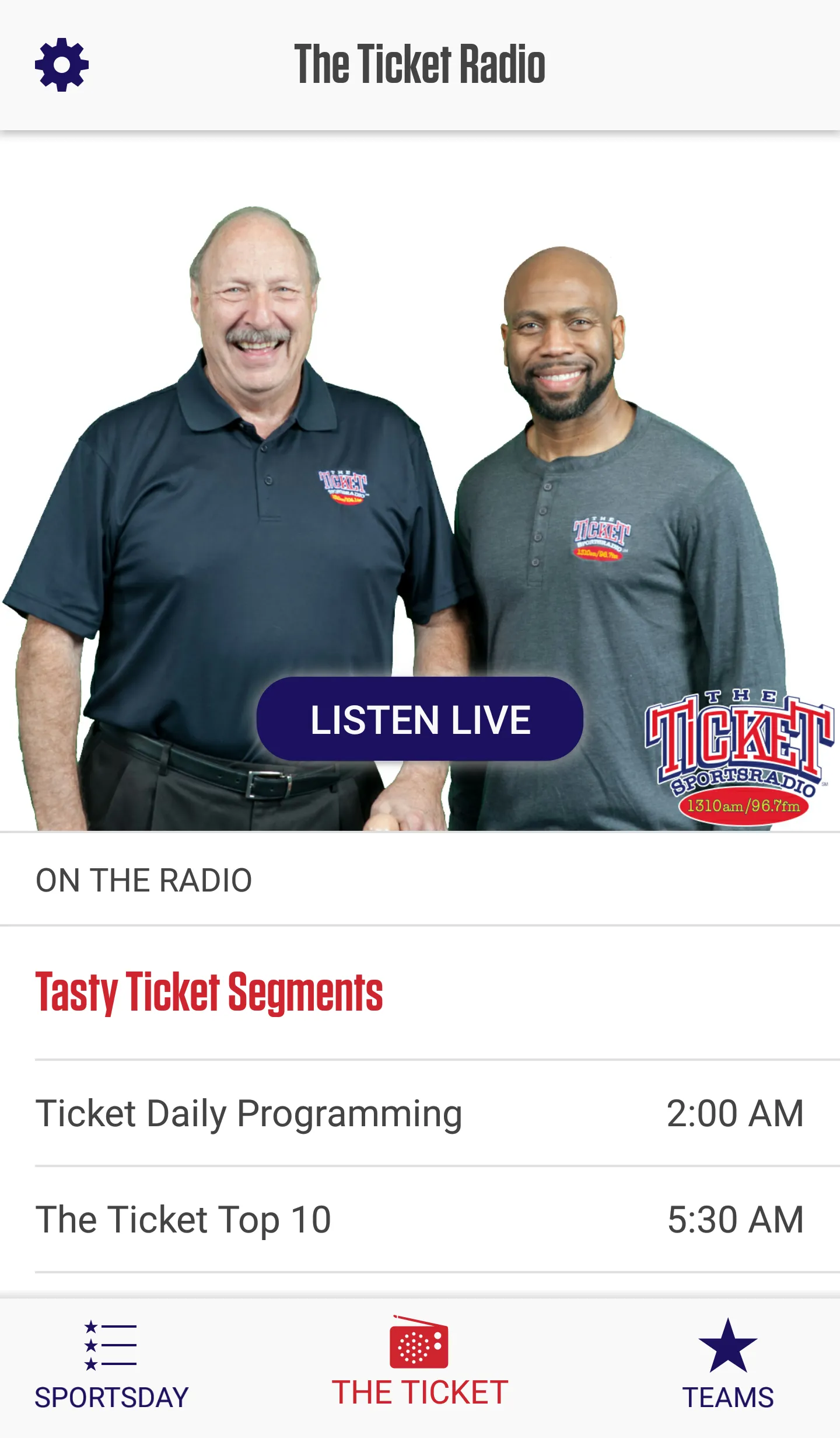 SportsDayTALK w/ 1310TheTicket | Indus Appstore | Screenshot