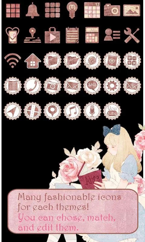 Cute Theme-Rosy Alice- | Indus Appstore | Screenshot