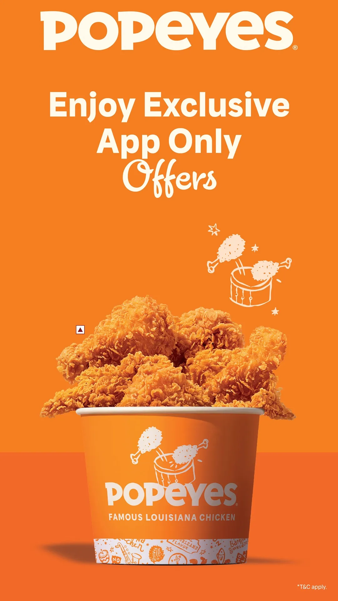 Popeyes India: Food Delivery | Indus Appstore | Screenshot