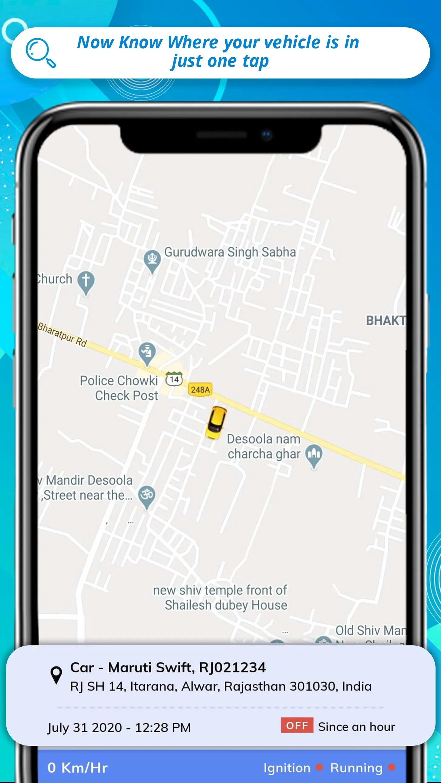 PISTA GPS Tracker | Indus Appstore | Screenshot