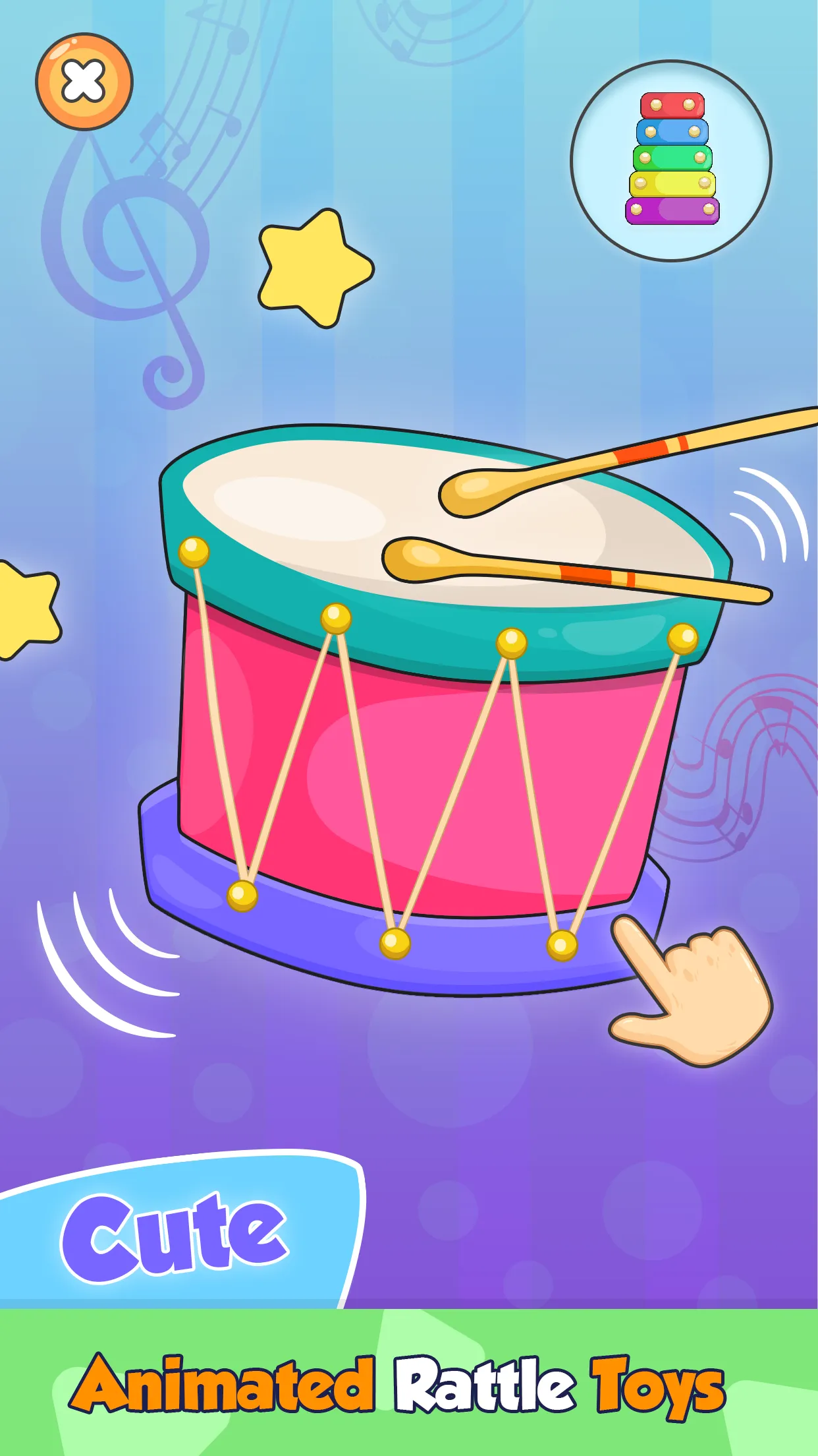 Baby Rattle: Giggles & Lullaby | Indus Appstore | Screenshot