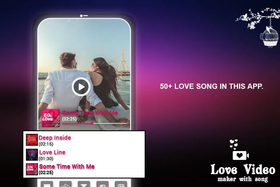 Love Video Maker with Song | Indus Appstore | Screenshot