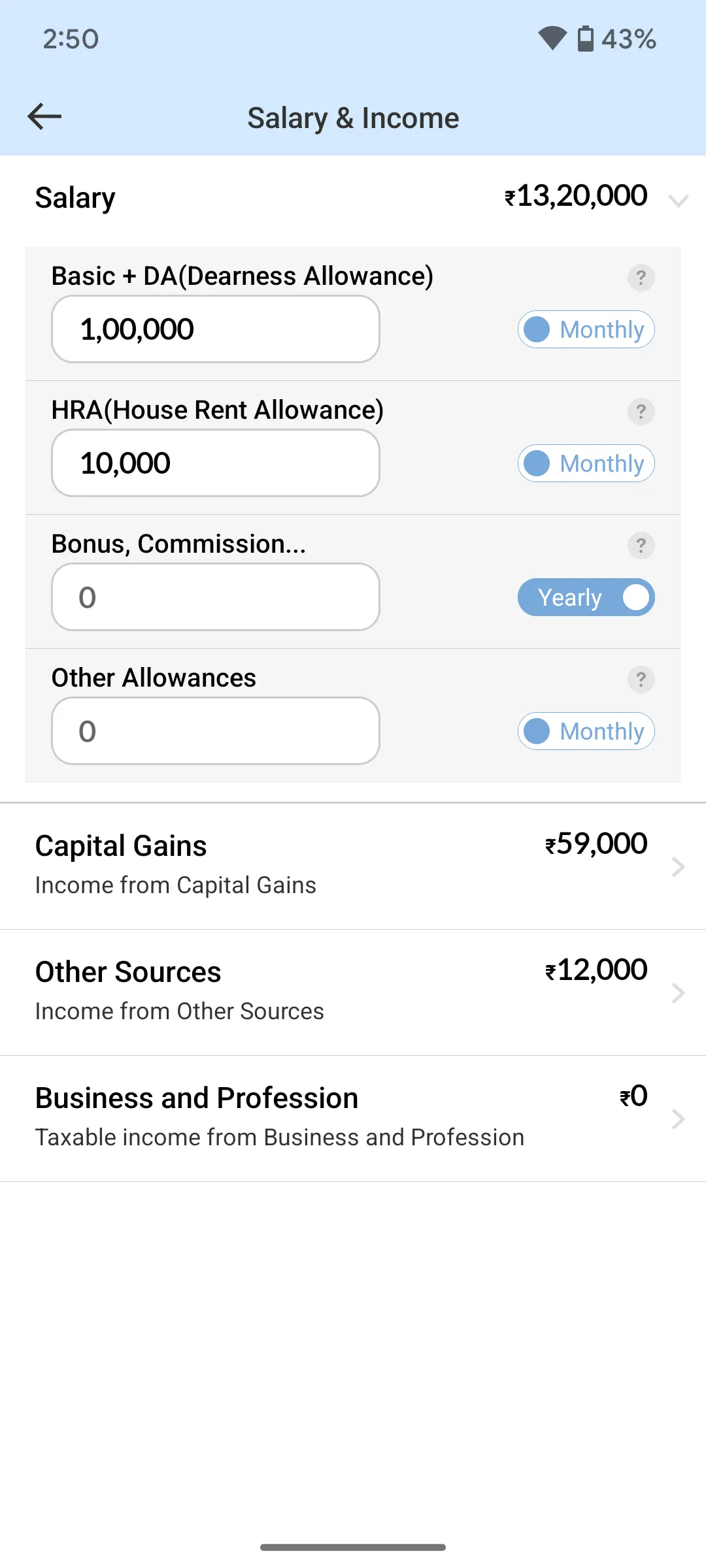 Tax Calculator India 2025-2026 | Indus Appstore | Screenshot