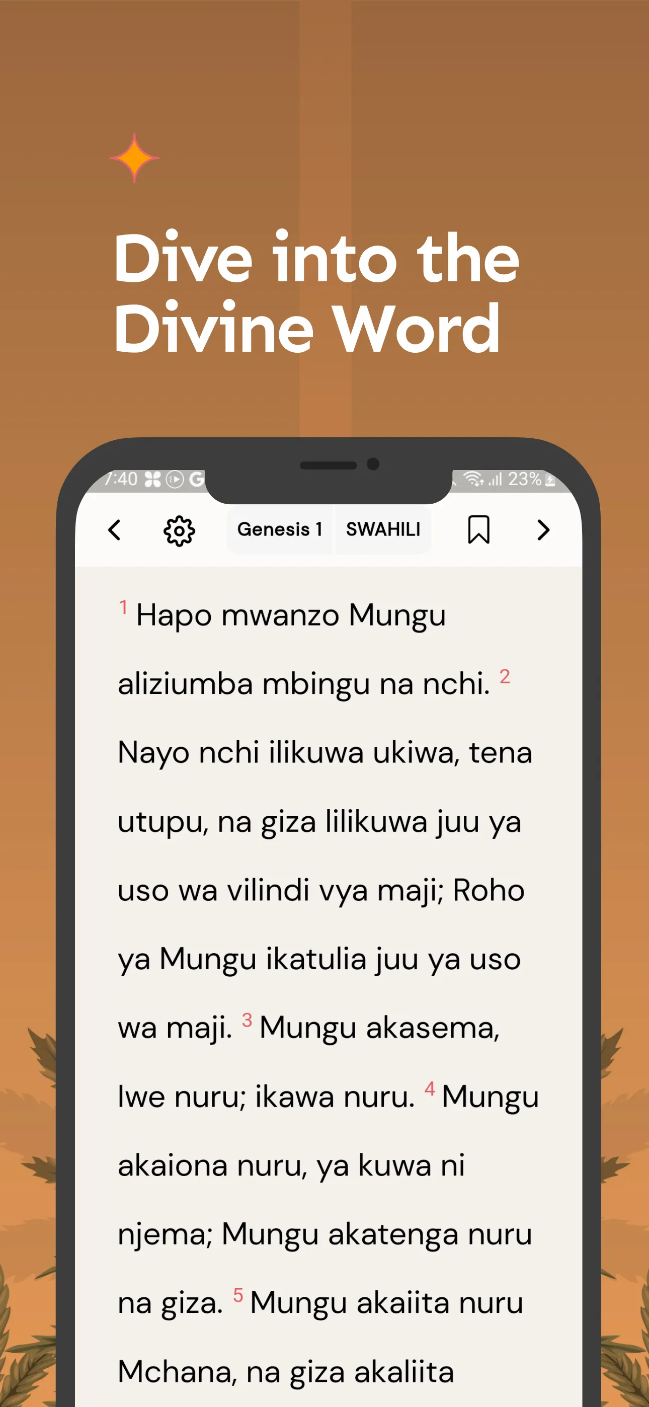 Bibilia Takatifu Swahili Bible | Indus Appstore | Screenshot