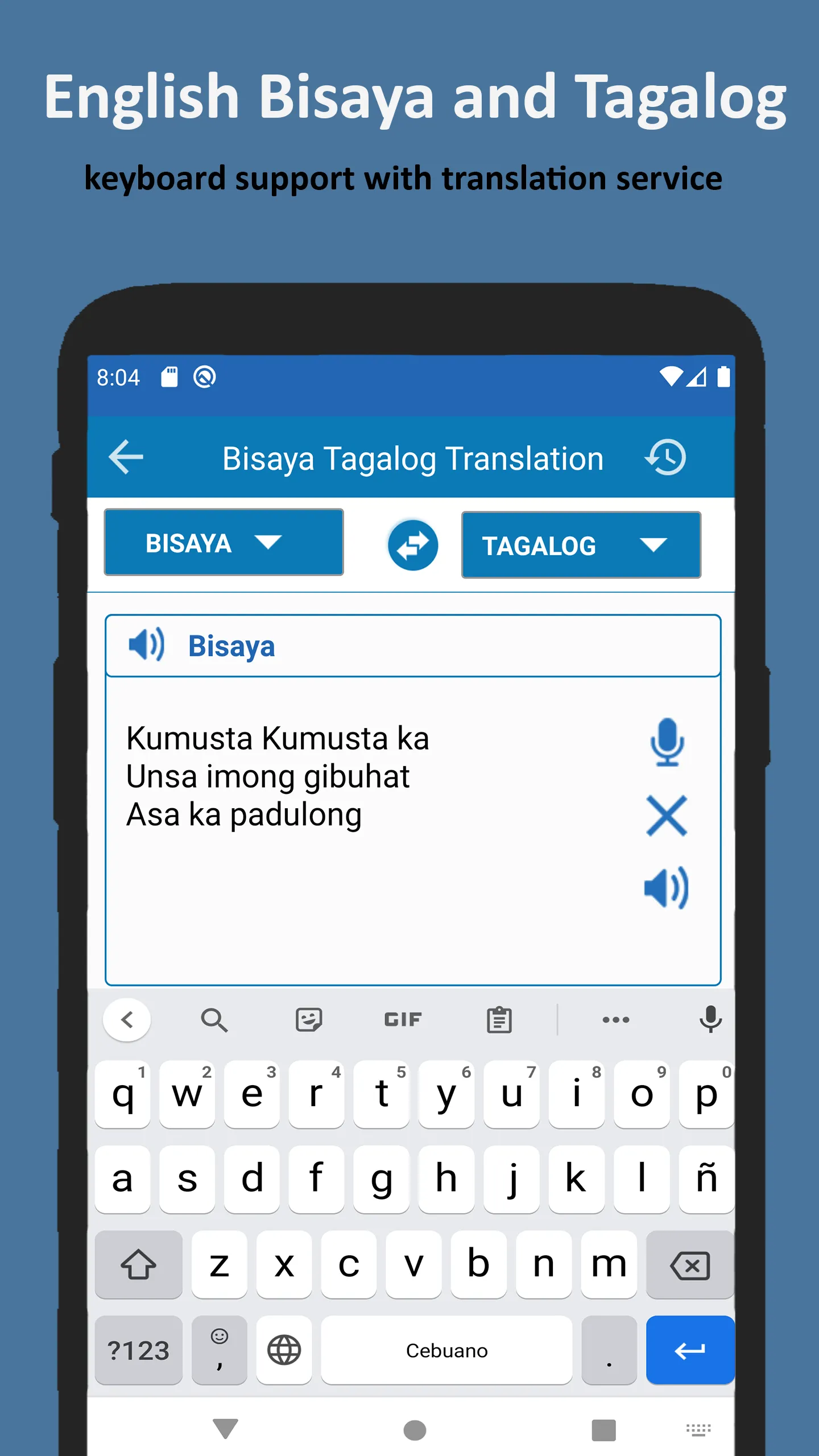 Bisaya Tagalog Translator | Indus Appstore | Screenshot