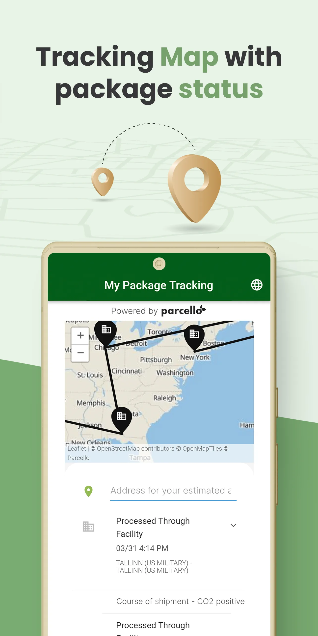 My Package Tracking | Indus Appstore | Screenshot