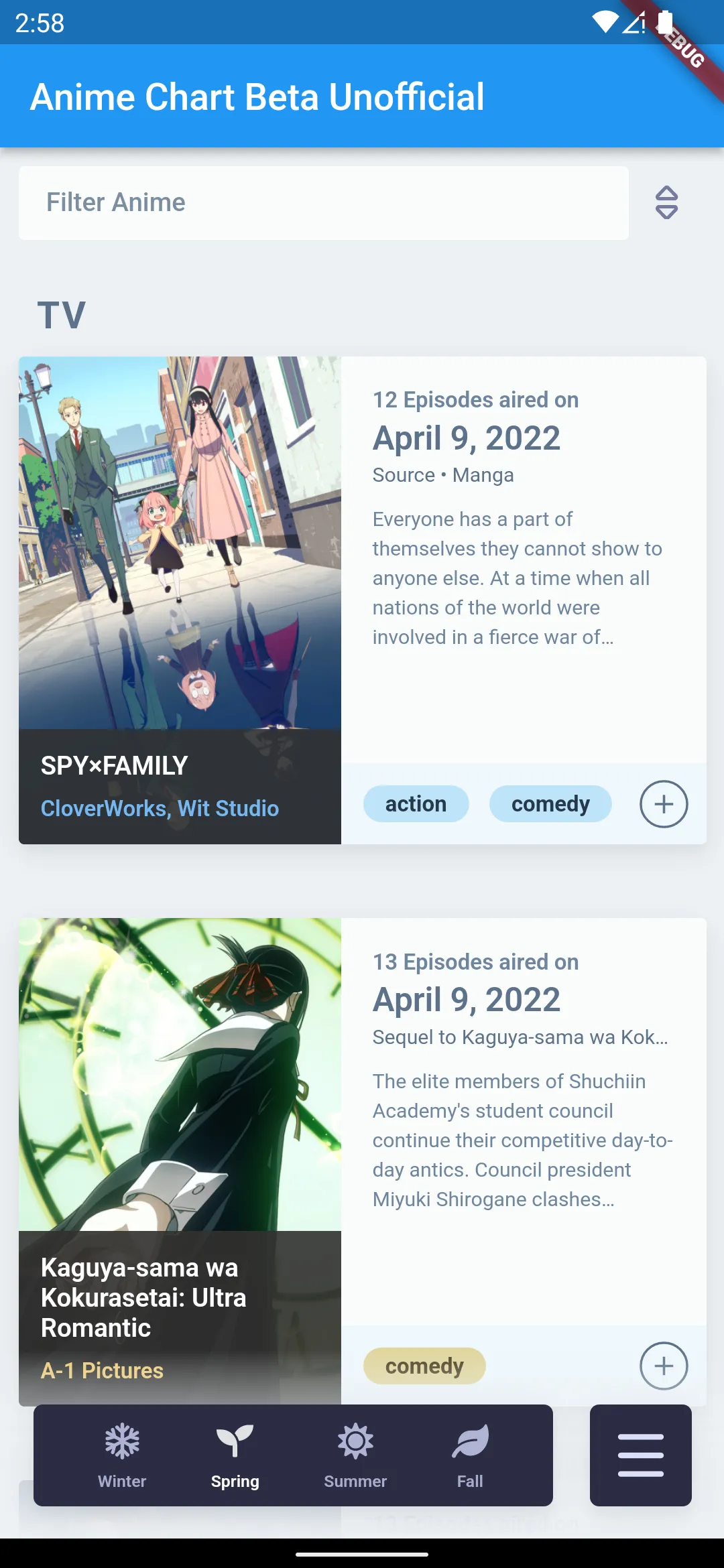AniChart Beta Unofficial | Indus Appstore | Screenshot