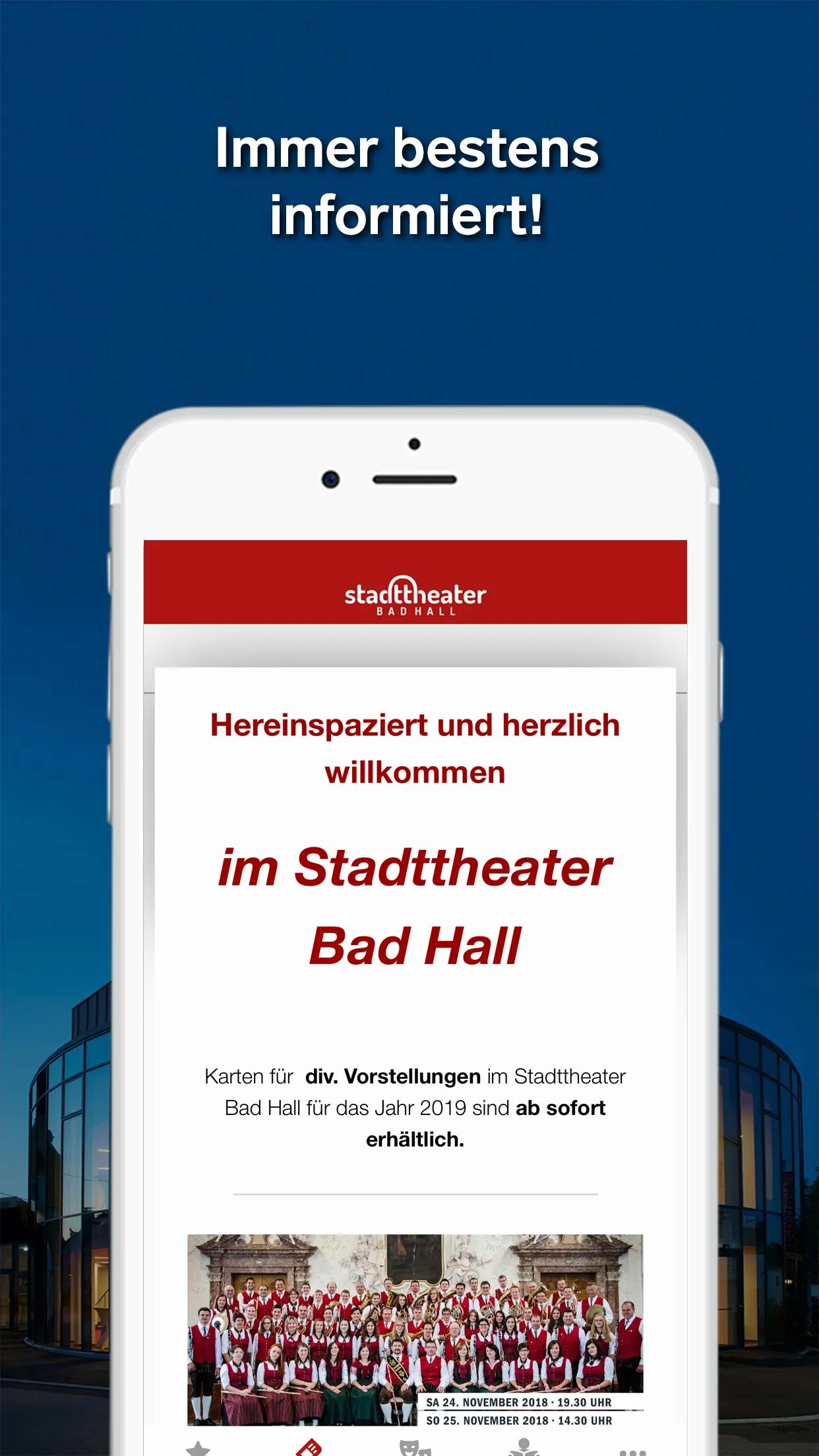 Stadttheater Bad Hall | Indus Appstore | Screenshot