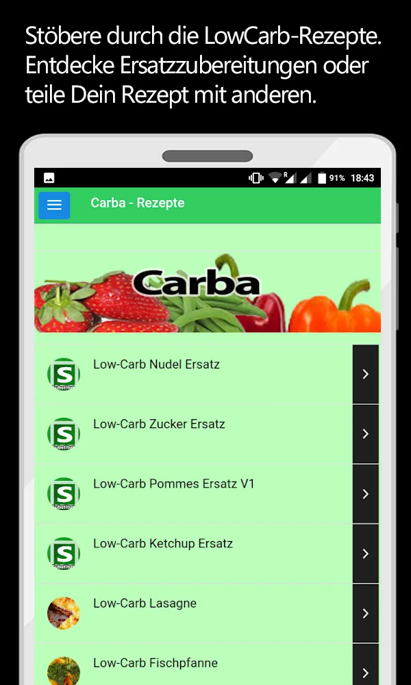 Carba Low-Carb Helper | Indus Appstore | Screenshot