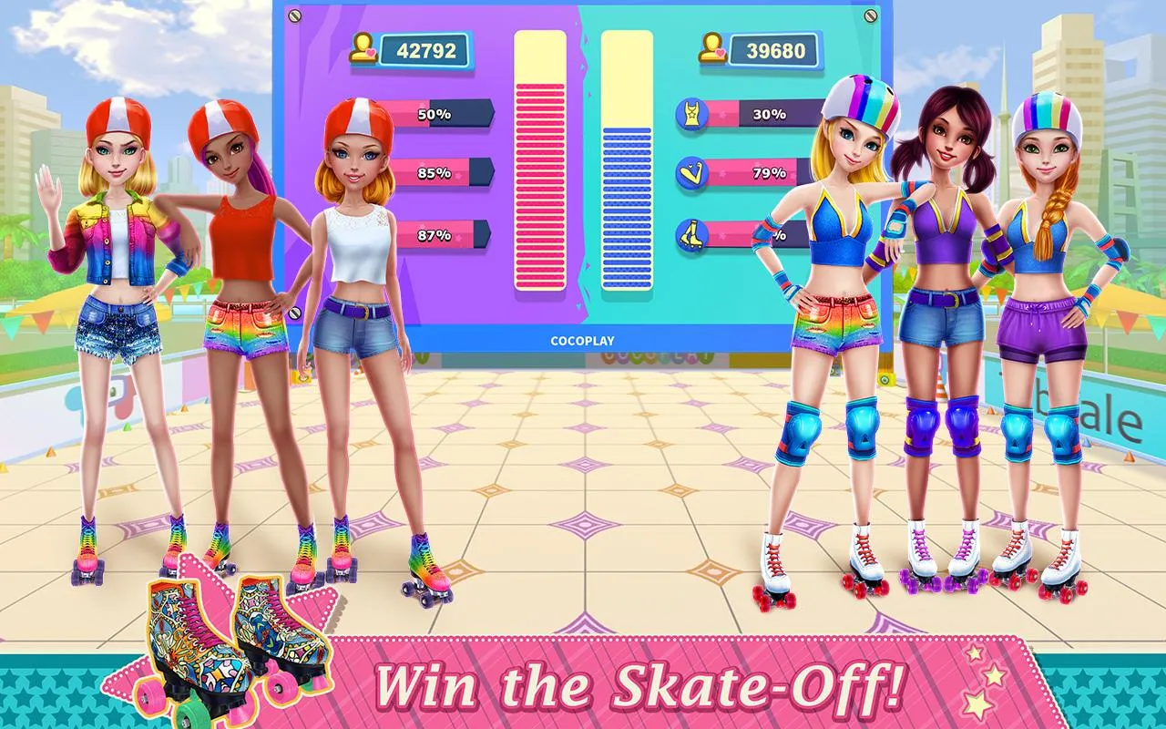 Roller Skating Girls | Indus Appstore | Screenshot