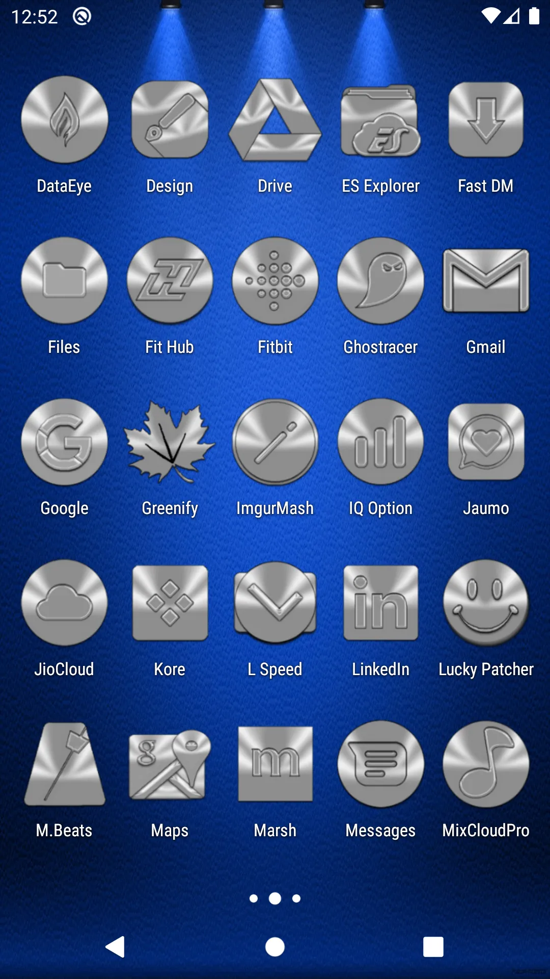 Silver and Chrome Icon Pack | Indus Appstore | Screenshot