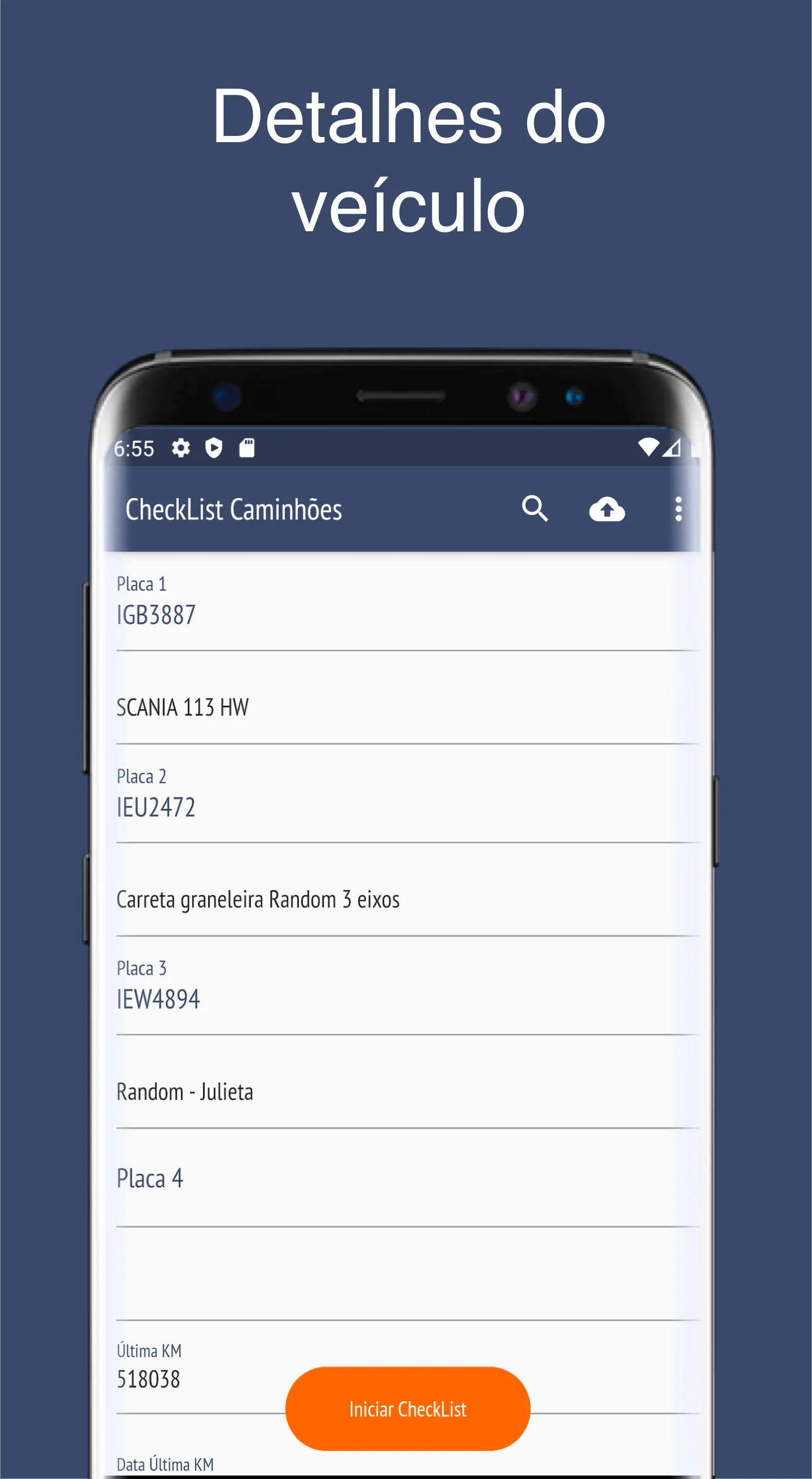 Check-list Caminhões | Indus Appstore | Screenshot