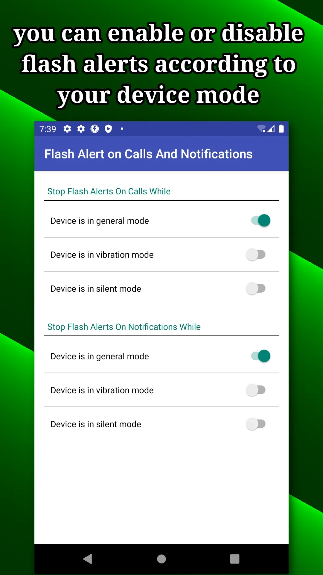 Flash alert | Indus Appstore | Screenshot