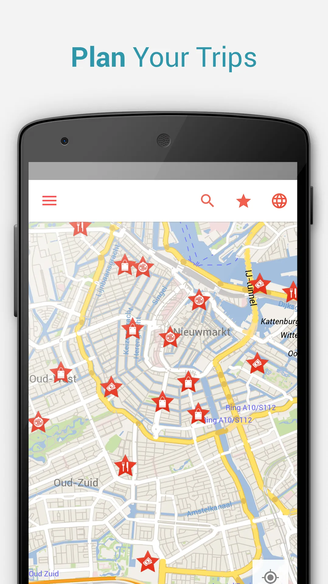 Amsterdam Offline City Map | Indus Appstore | Screenshot