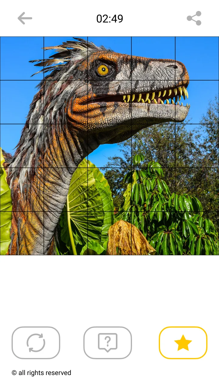 Jigsaw Dinosaur Mosaic Puzzles | Indus Appstore | Screenshot