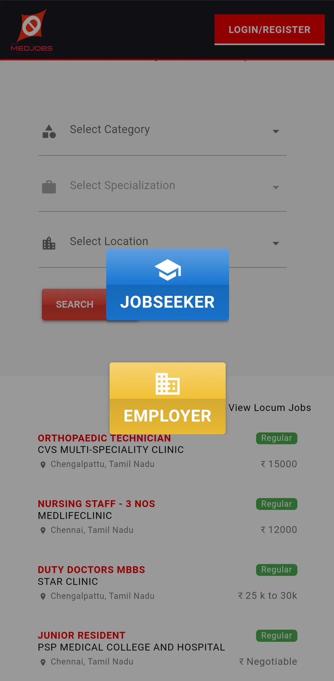 Medjobs | Indus Appstore | Screenshot