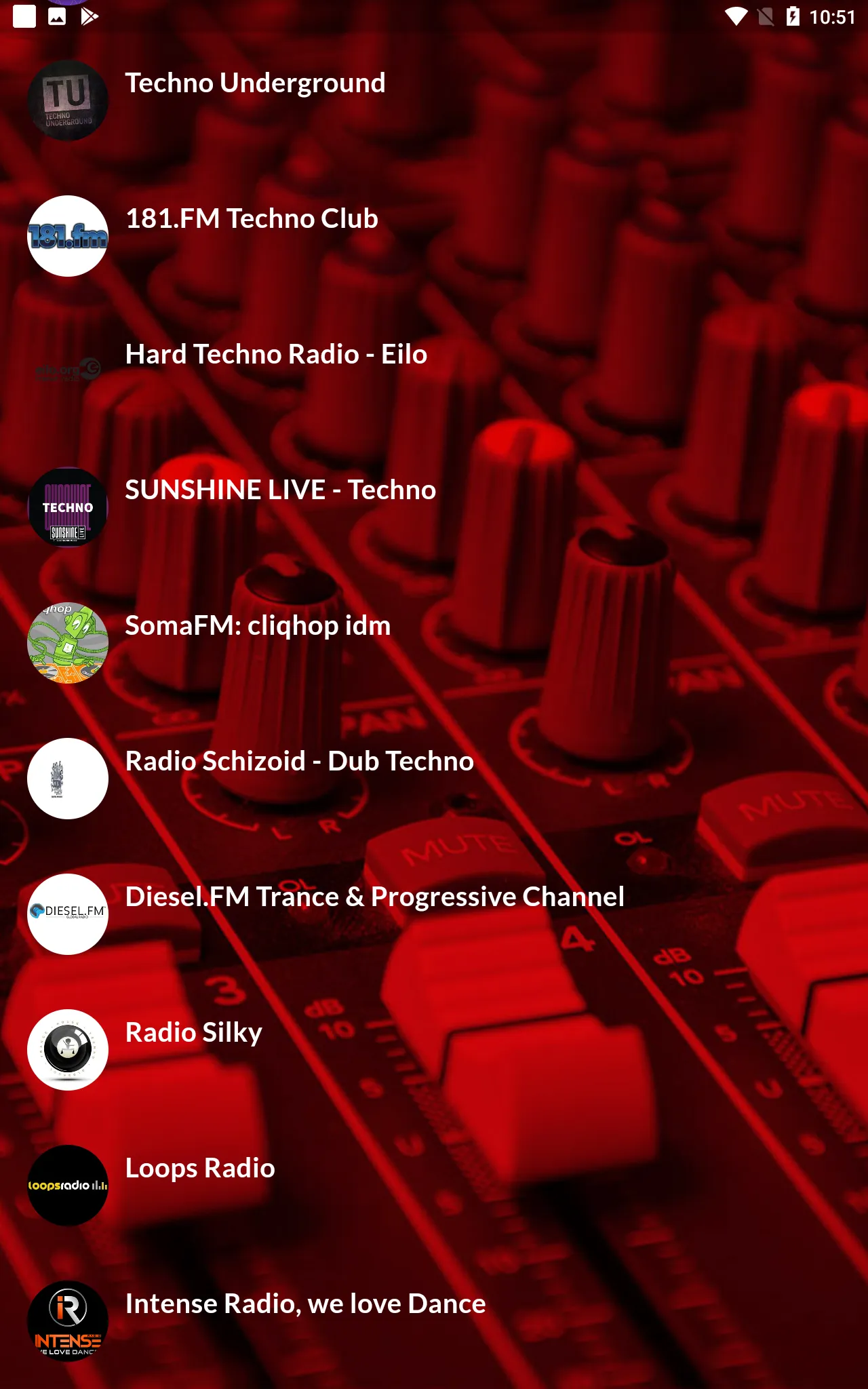 Online Techno Radio | Indus Appstore | Screenshot