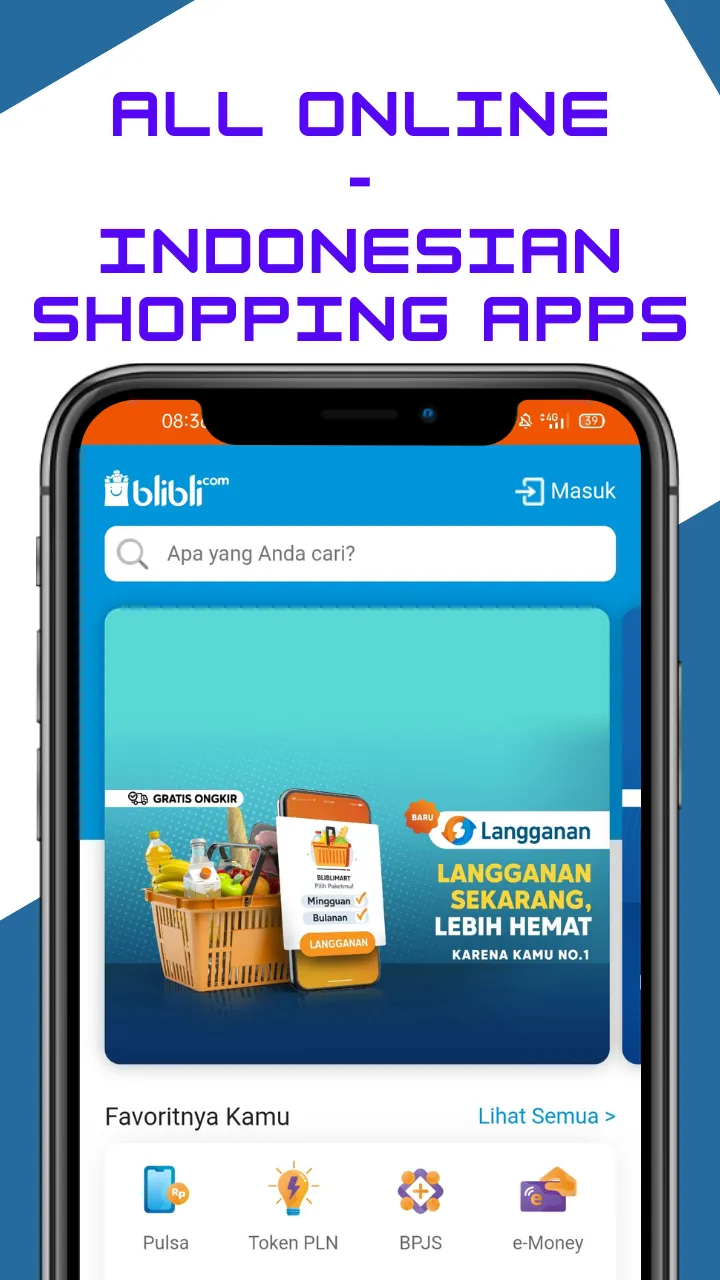 Indonesia Online Shopping App | Indus Appstore | Screenshot