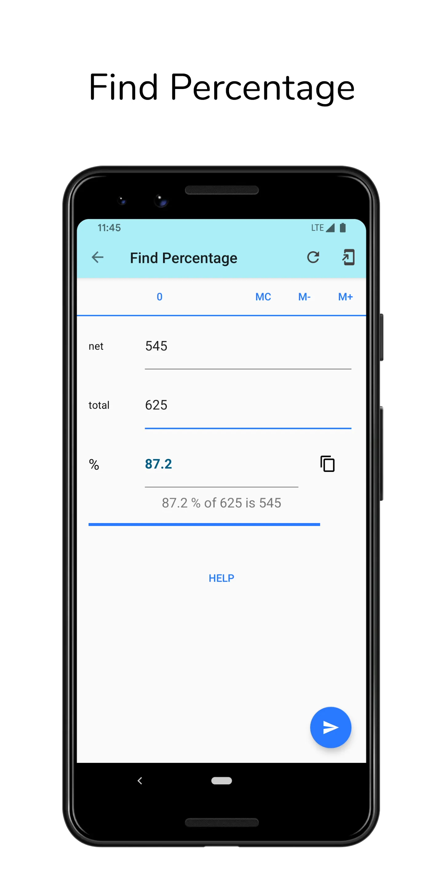 Quick Percentage Calculator | Indus Appstore | Screenshot