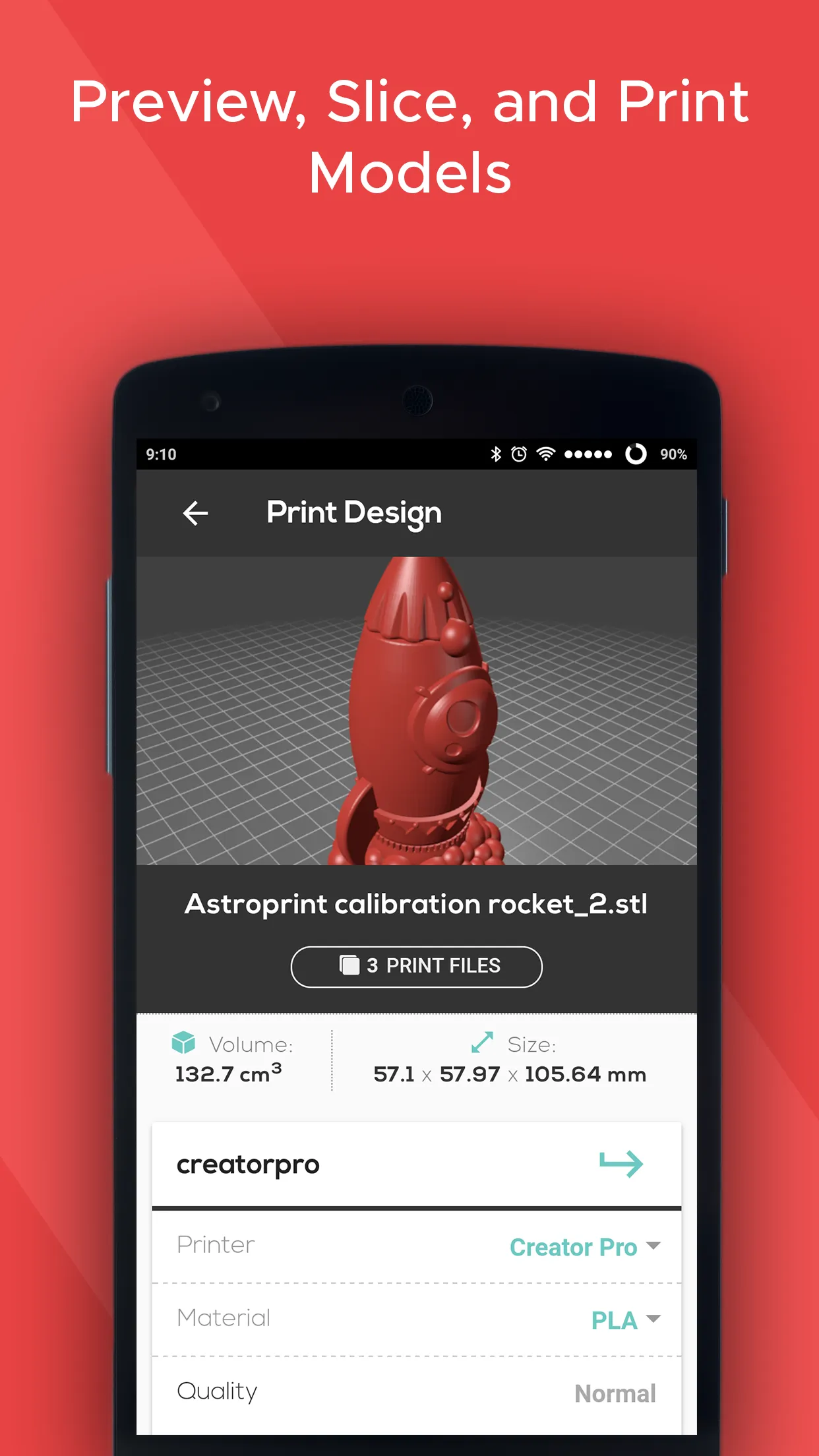 AstroPrint (for 3D Printing) | Indus Appstore | Screenshot