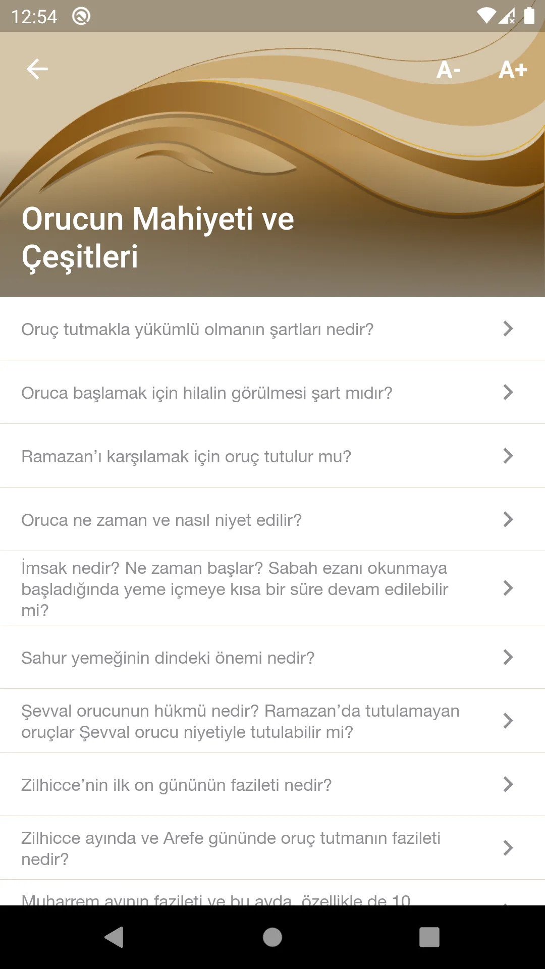 Diyanet Fetva | Indus Appstore | Screenshot