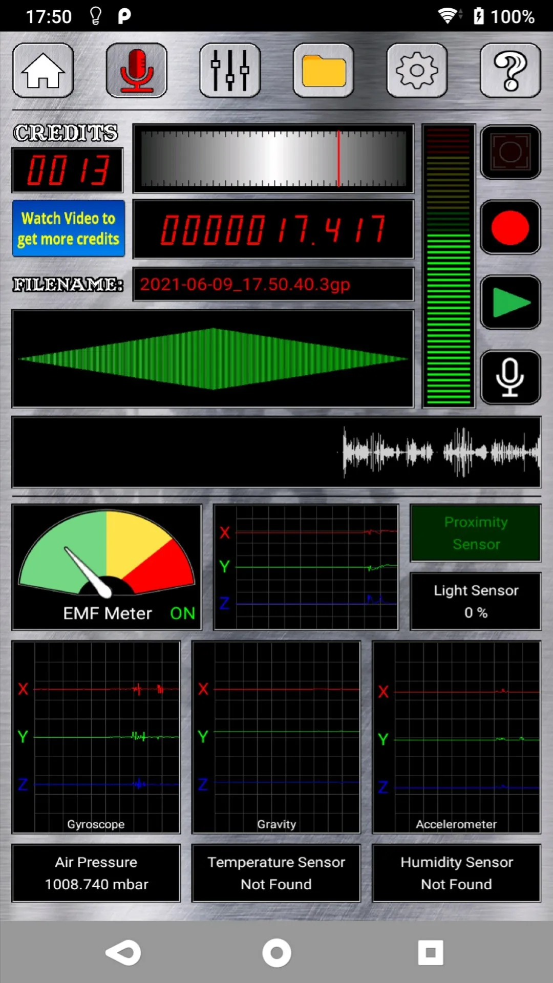 EVP Recorder - Spotted: Ghosts | Indus Appstore | Screenshot