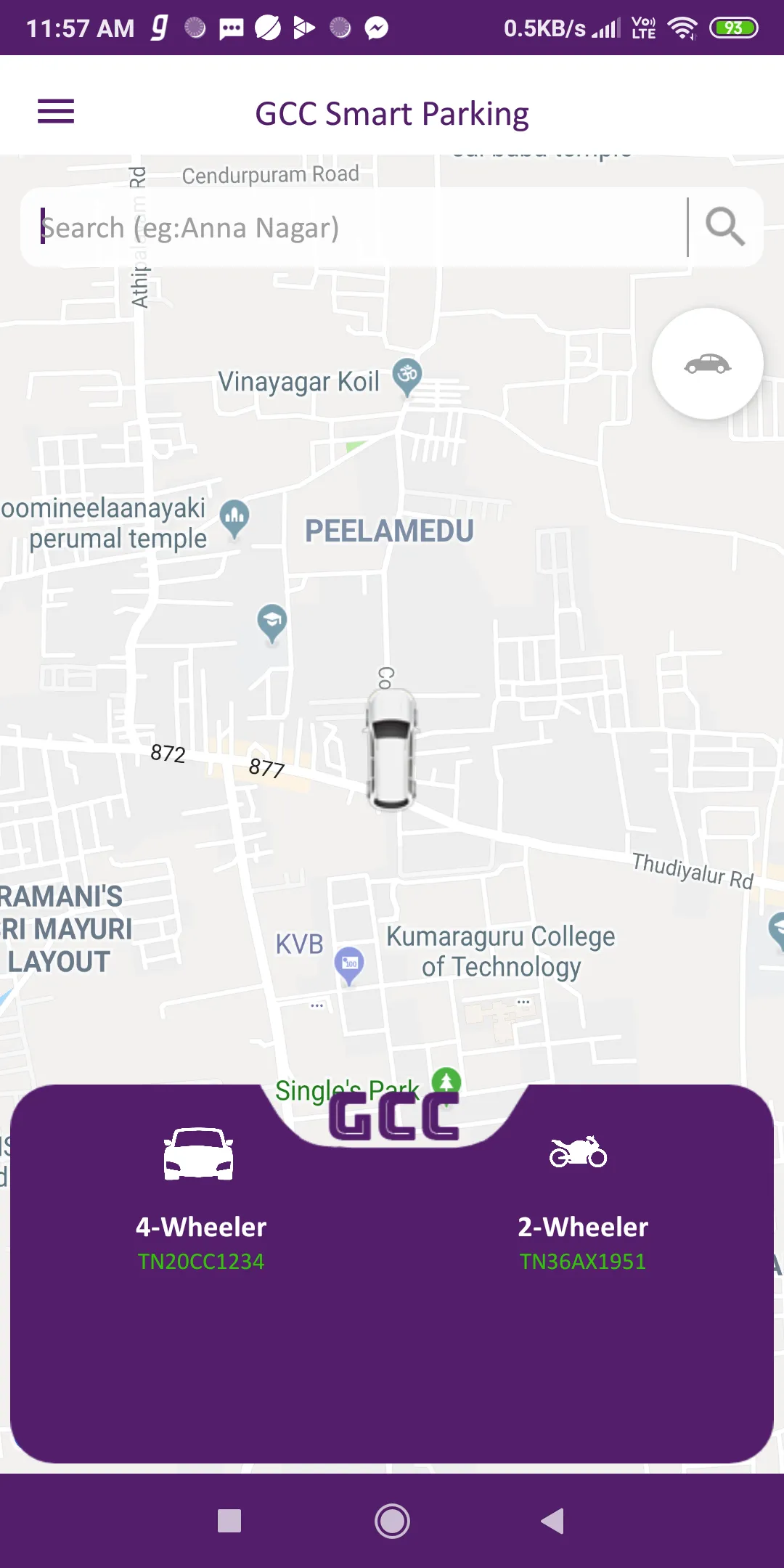 GCC Smart Parking | Indus Appstore | Screenshot