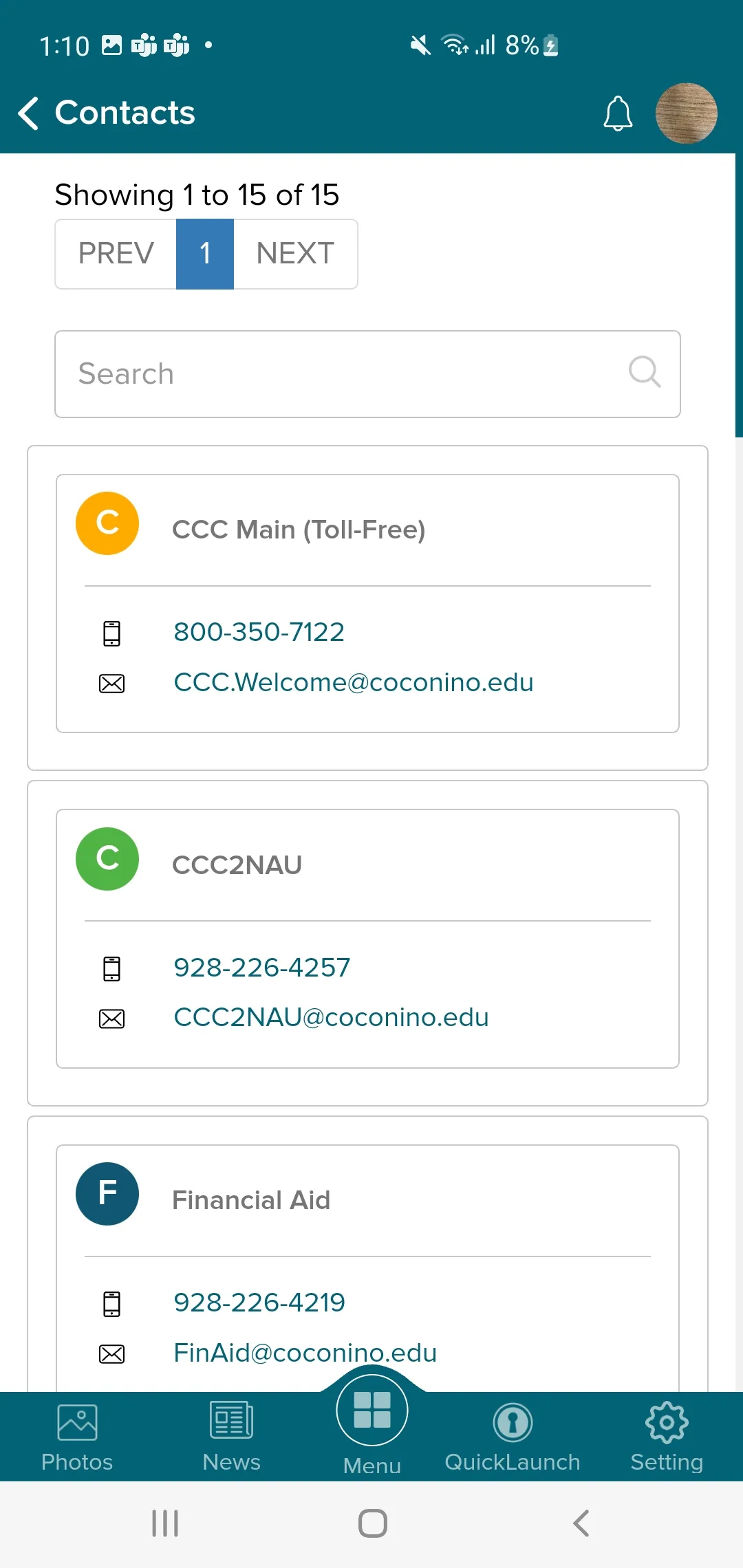 Coconino Community College | Indus Appstore | Screenshot