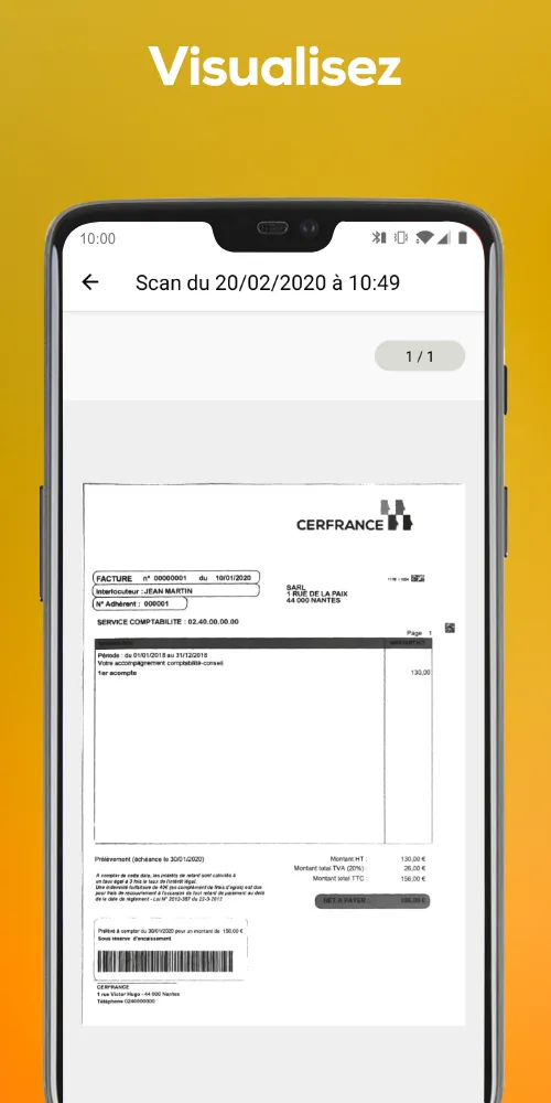 Scan by Cerfrance | Indus Appstore | Screenshot