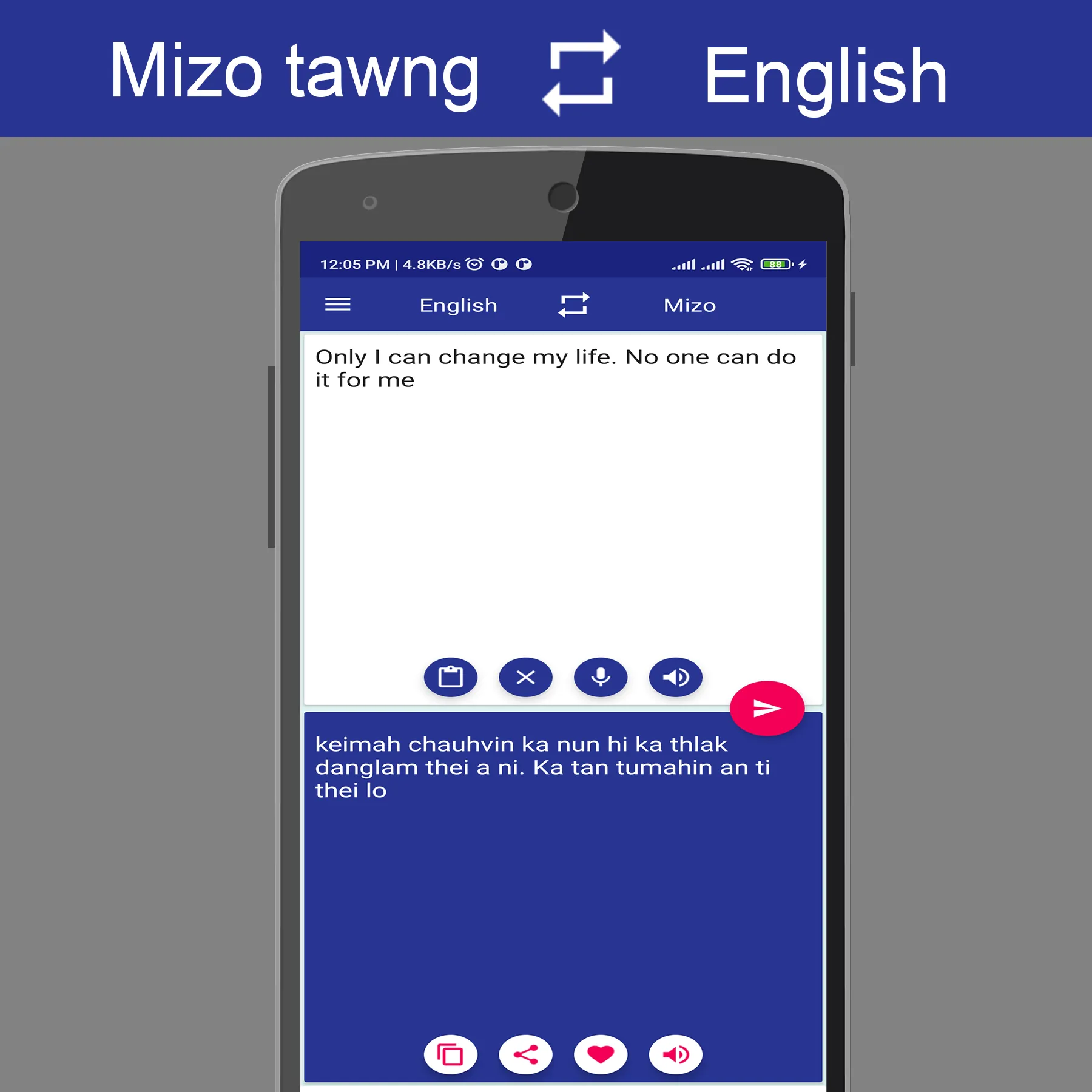 Mizo English Translator | Indus Appstore | Screenshot