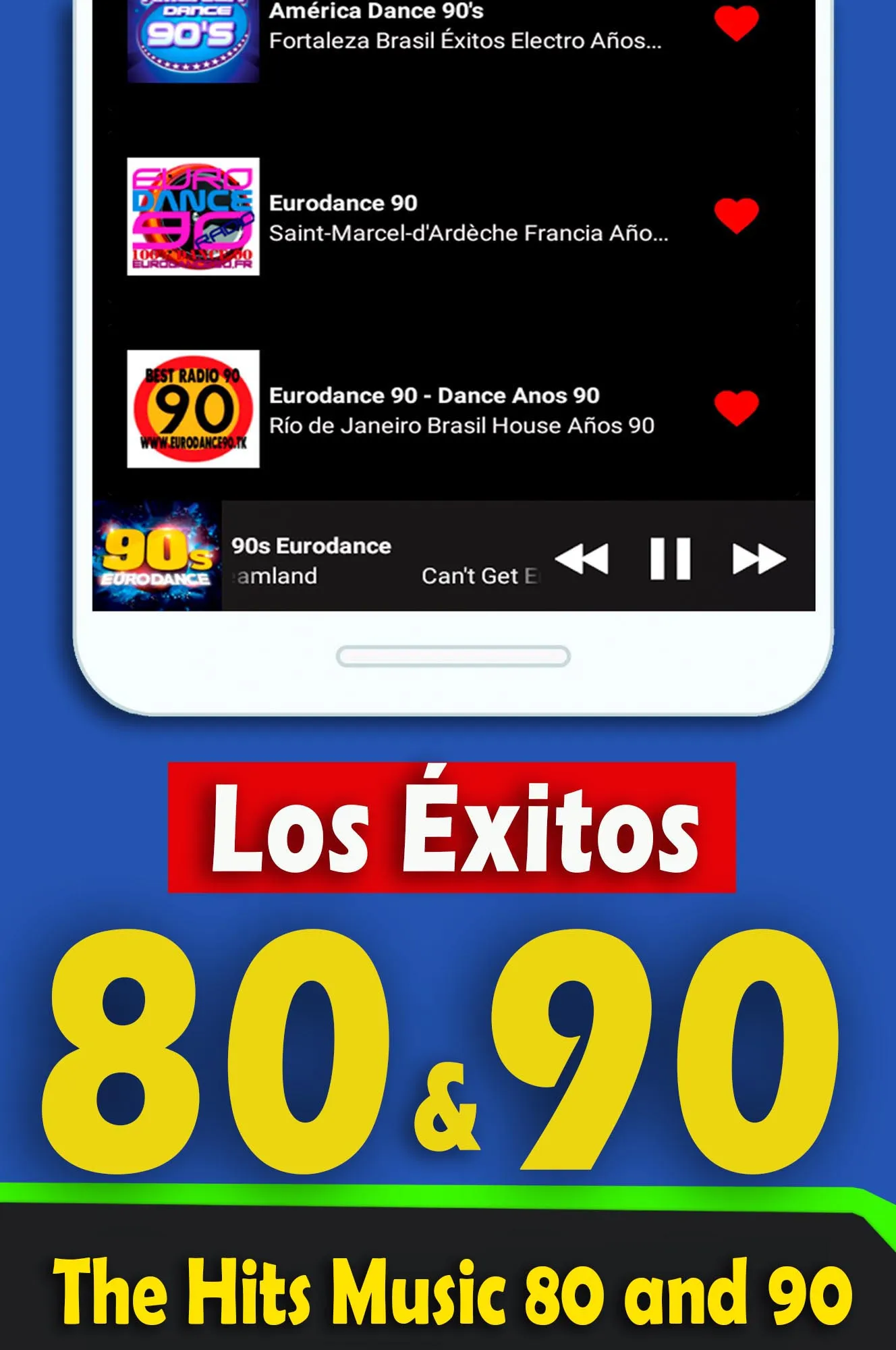 Musica de los 80 y 90 | Indus Appstore | Screenshot