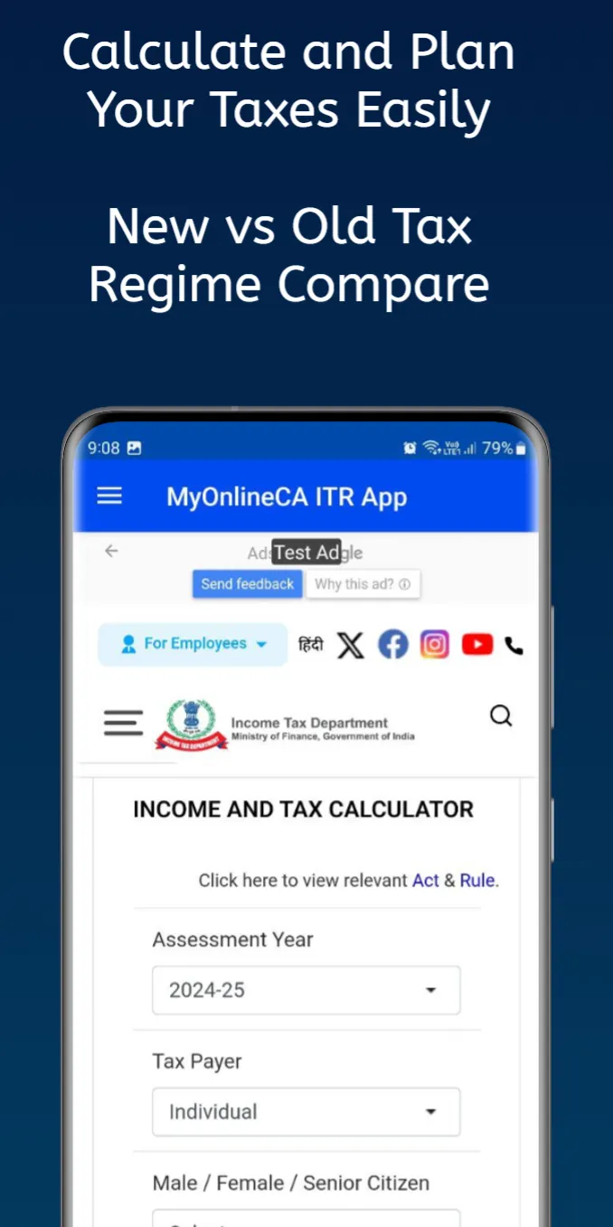 Income Tax Filing - MyOnlineCA | Indus Appstore | Screenshot