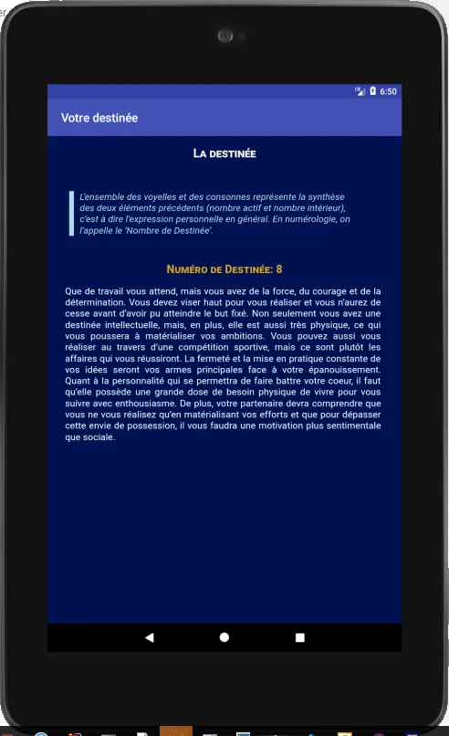 Numérologie et Destinée | Indus Appstore | Screenshot