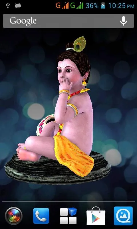 3D Krishna Live Wallpaper | Indus Appstore | Screenshot