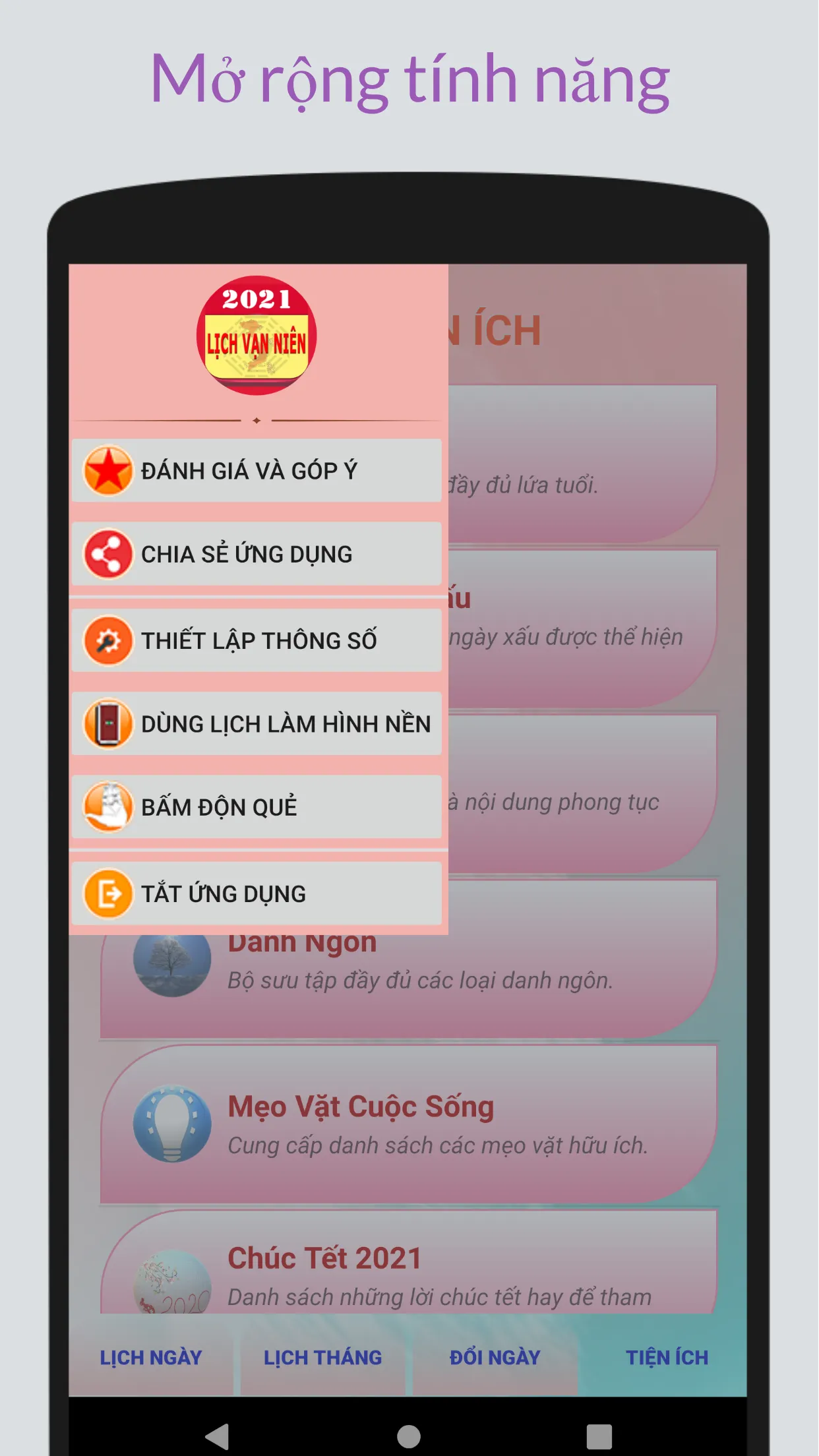 Lịch Vạn Niên 2024 - Âm Lịch | Indus Appstore | Screenshot