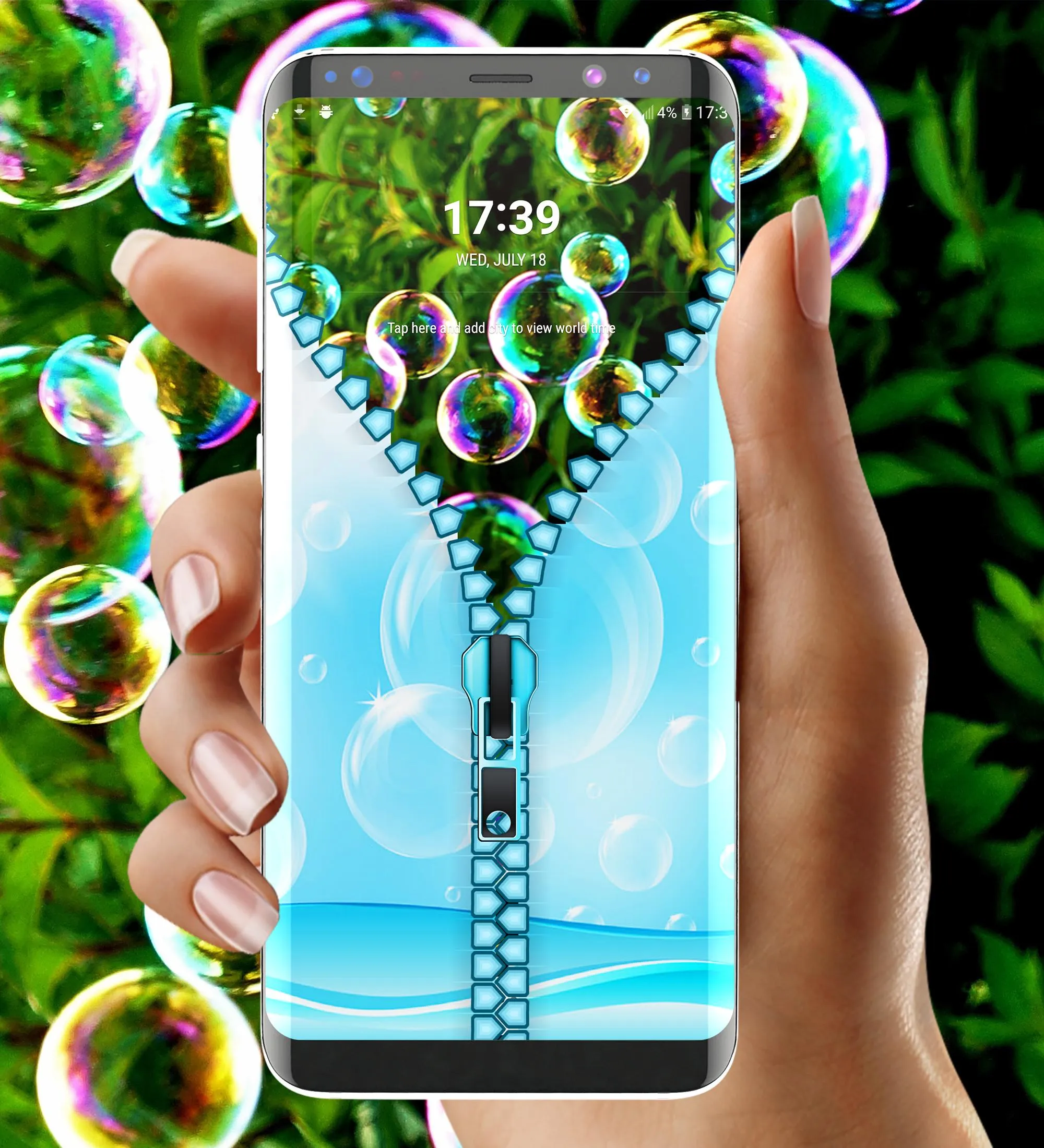 Lock screen bubbles | Indus Appstore | Screenshot