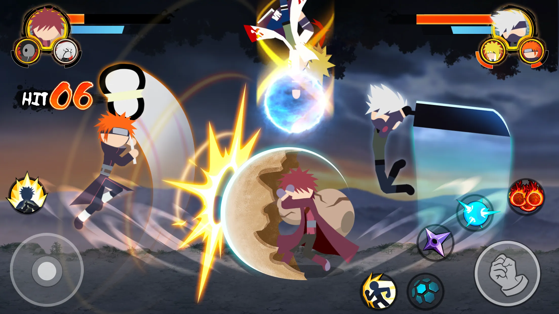 Stick Ninja - 3v3 Battle | Indus Appstore | Screenshot
