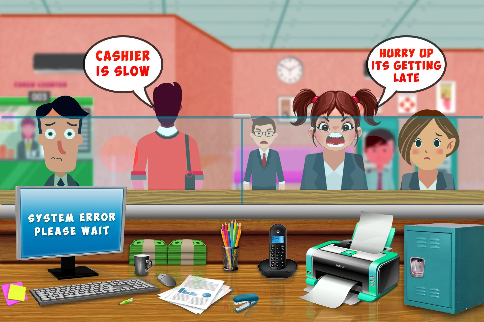 Bank Manager Cashier Game Sim | Indus Appstore | Screenshot