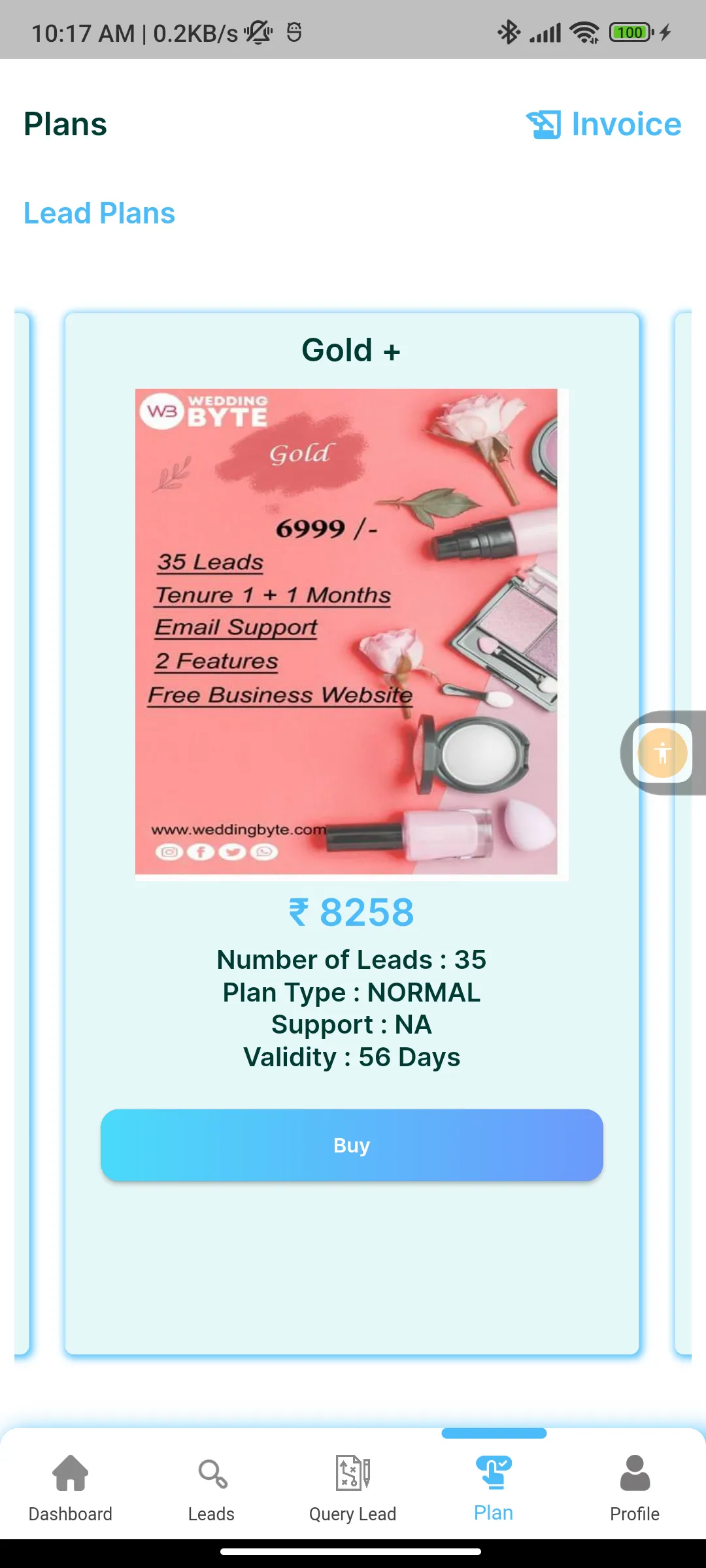 WeddingByte vendor | Indus Appstore | Screenshot