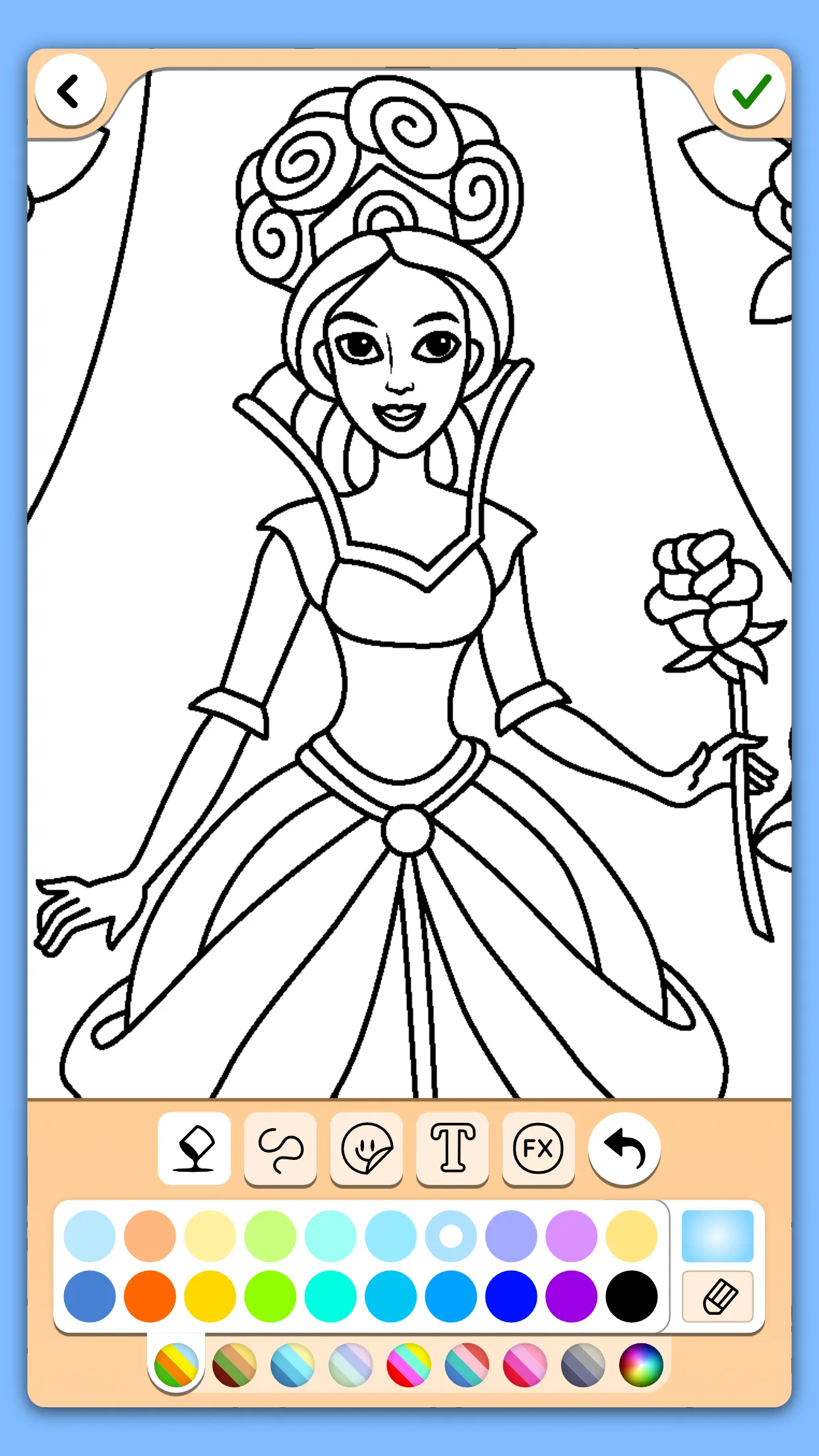 Coloring for girls and women | Indus Appstore | Screenshot
