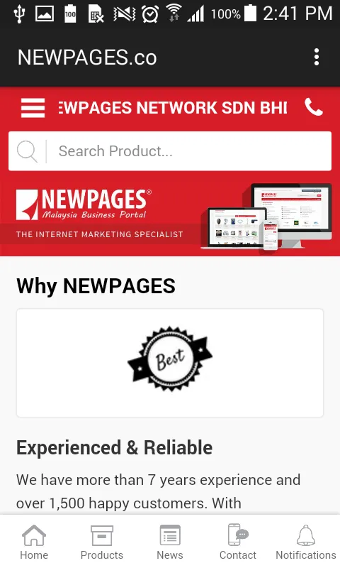 NEWPAGES.co | Indus Appstore | Screenshot